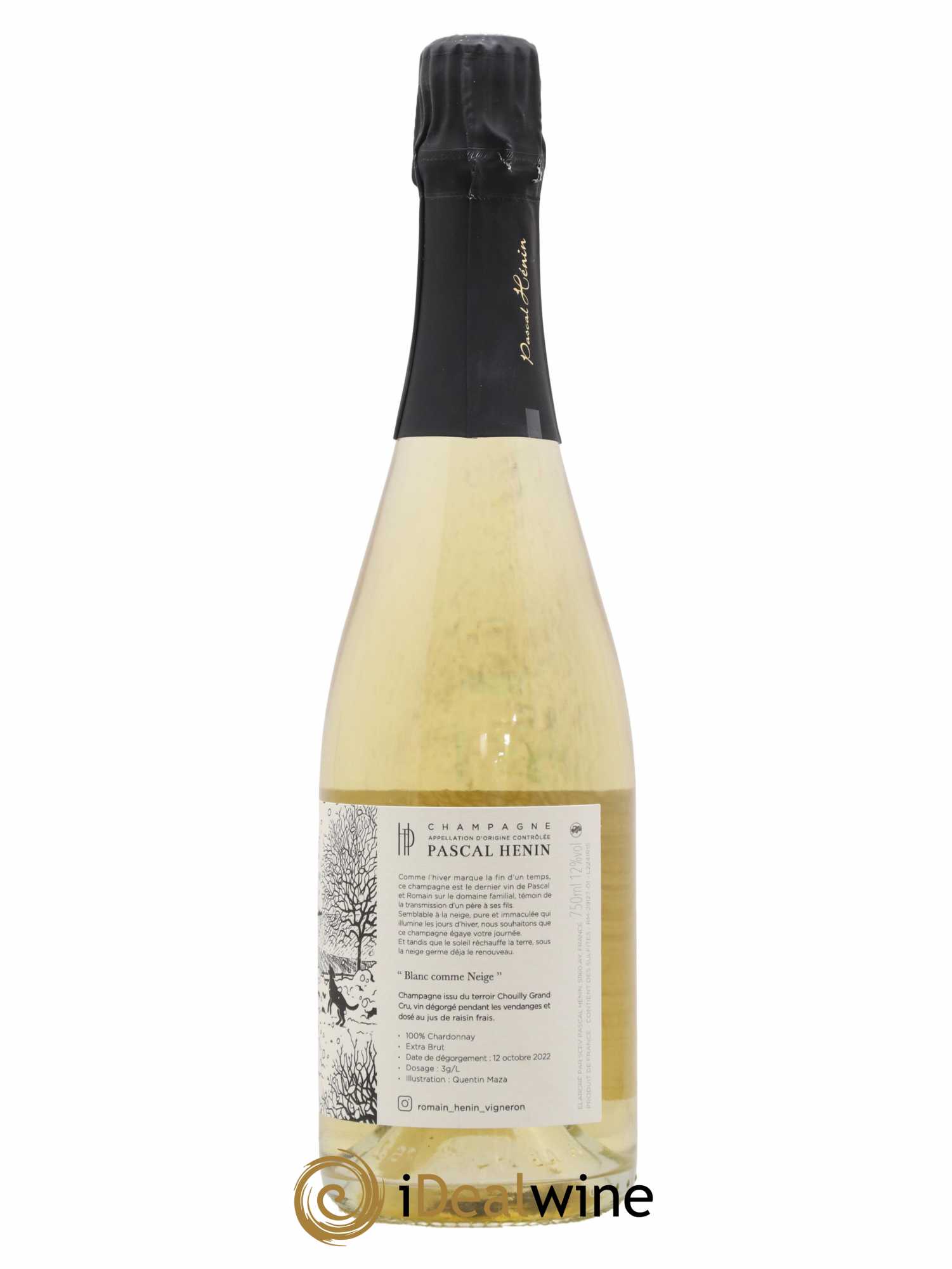 Champagne Blanc comme neige Romain Henin - Quentin Maza - Posten von 1 Flasche - 1