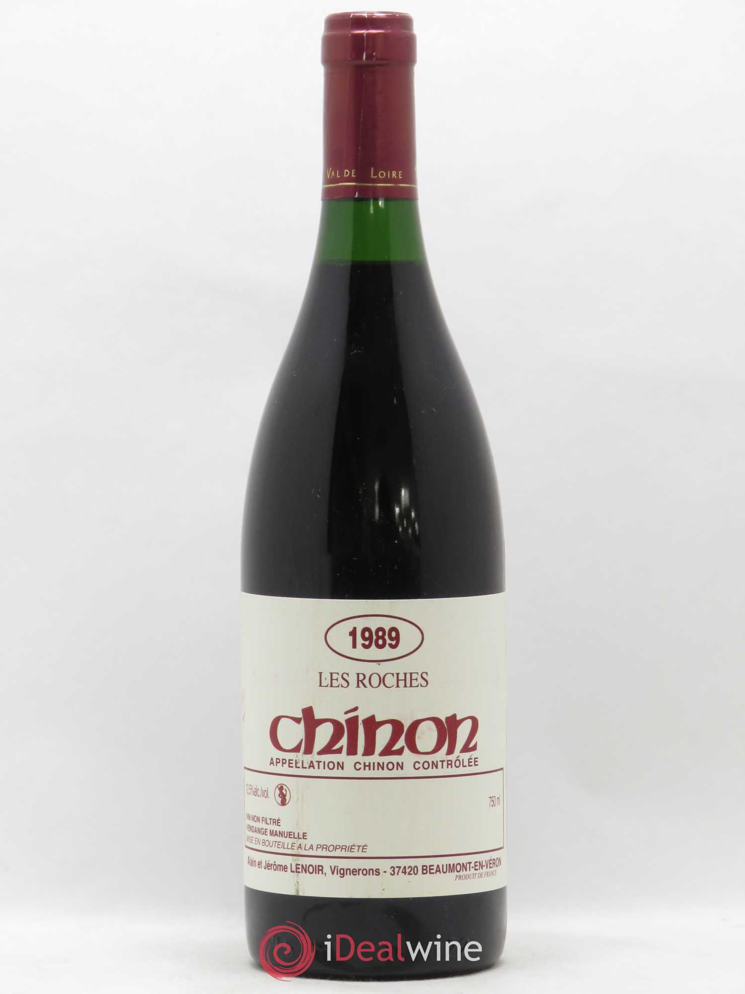 Chinon Les Roches Lenoir (Domaine) 1989 - Lot de 1 bouteille - 0