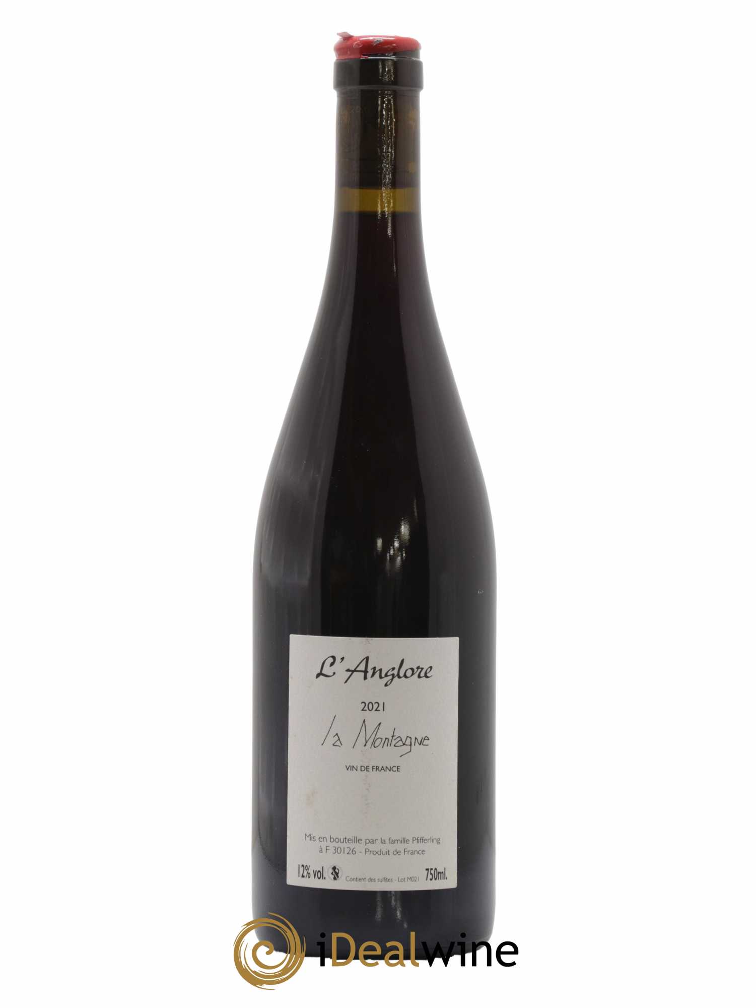 Vin de France La Montagne L'Anglore 2021 - Lot de 1 bouteille - 1