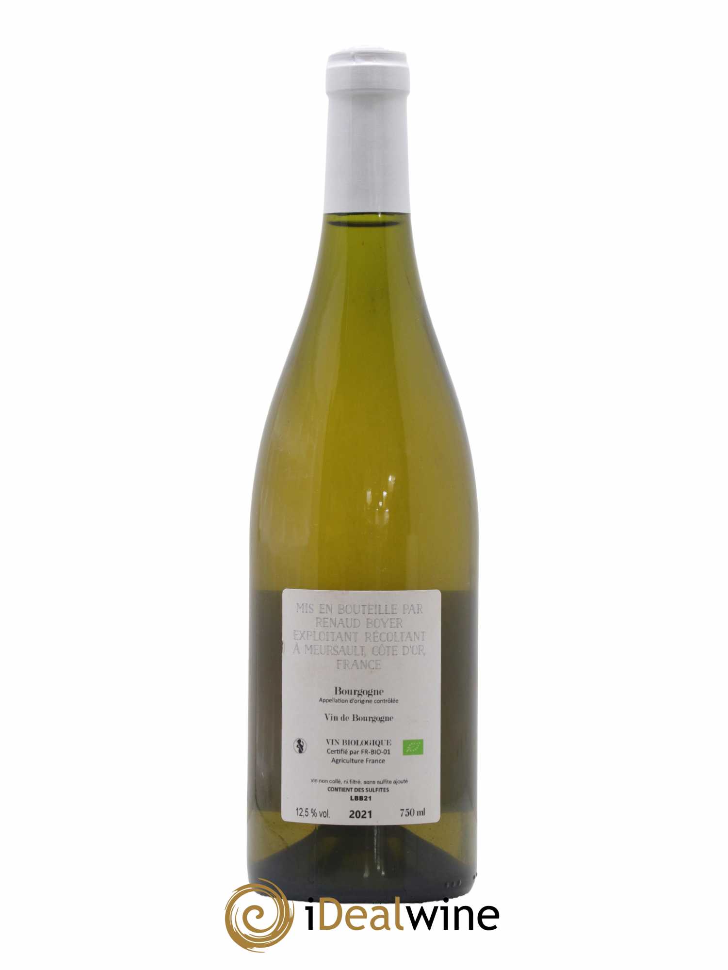Bourgogne Les Riaux Renaud Boyer 2021 - Lot de 1 bouteille - 1