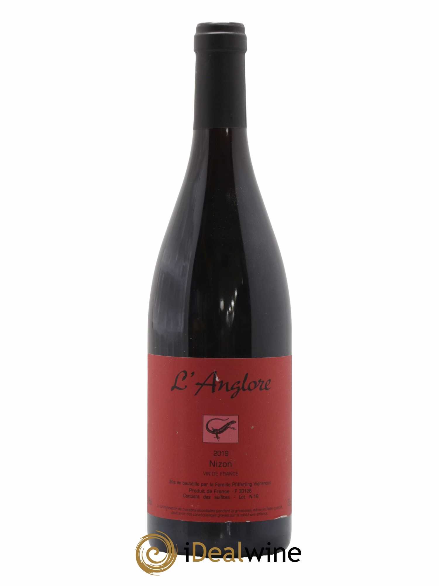 Vin de France Nizon L'Anglore 2019 - Lot de 1 bouteille - 0