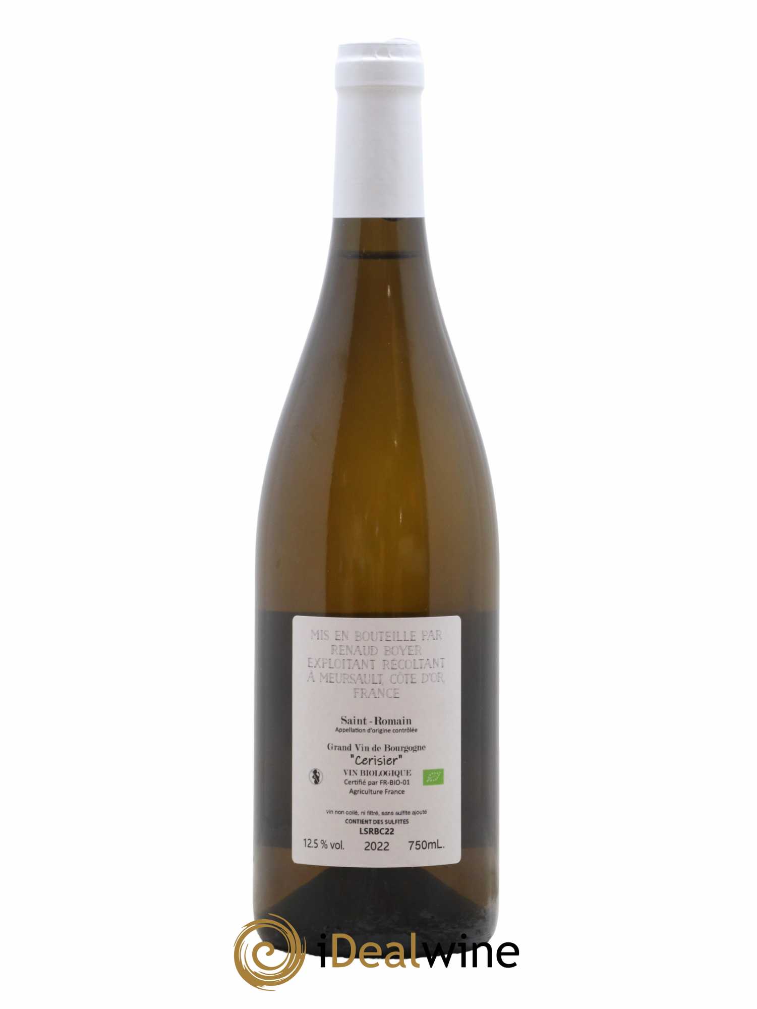 Saint-Romain Renaud Boyer Cerisier 2022 - Lot de 1 bouteille - 1
