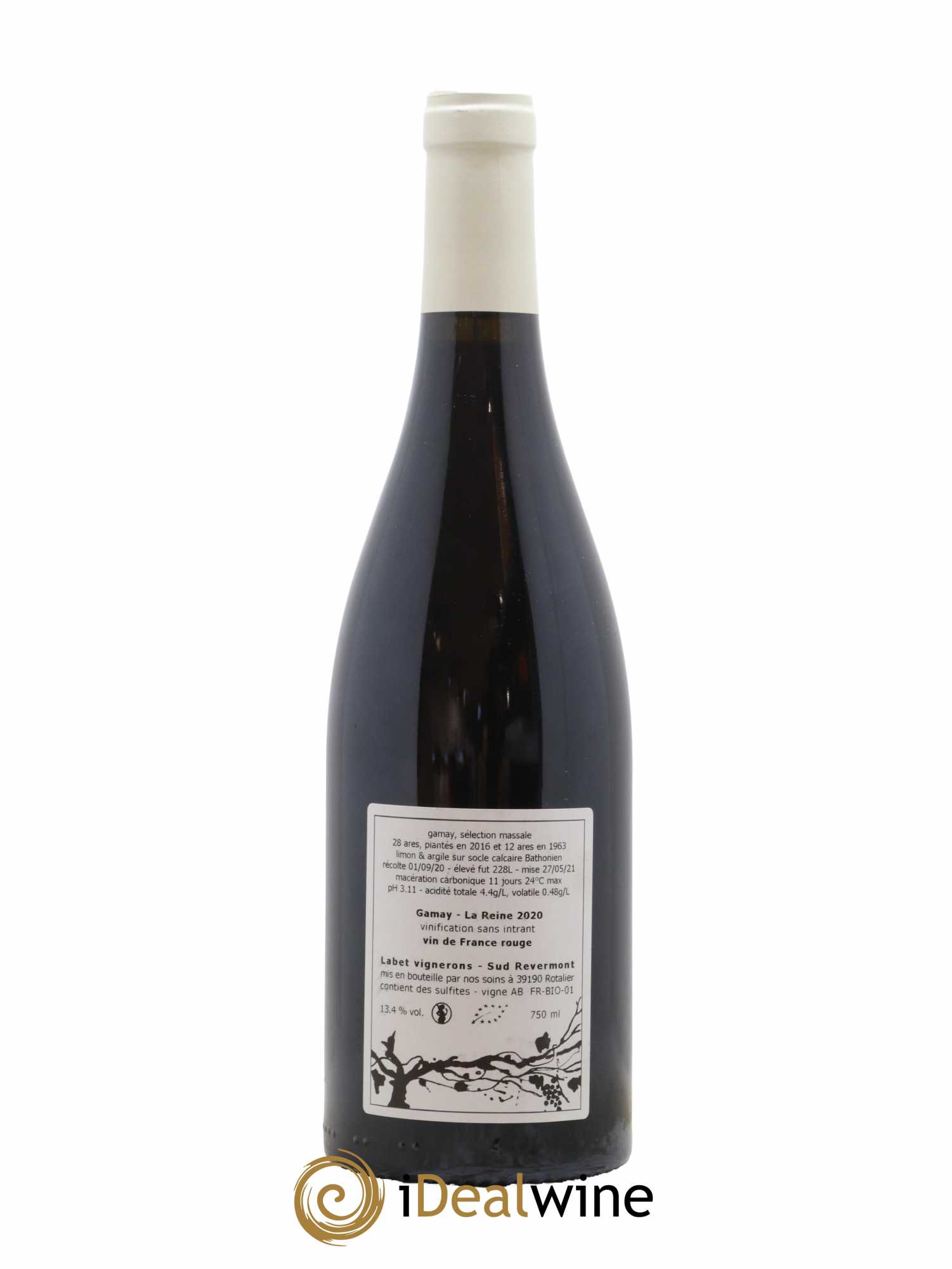 Vin de France Gamay La Reine Labet (Domaine) 2020 - Lot de 1 bouteille - 1