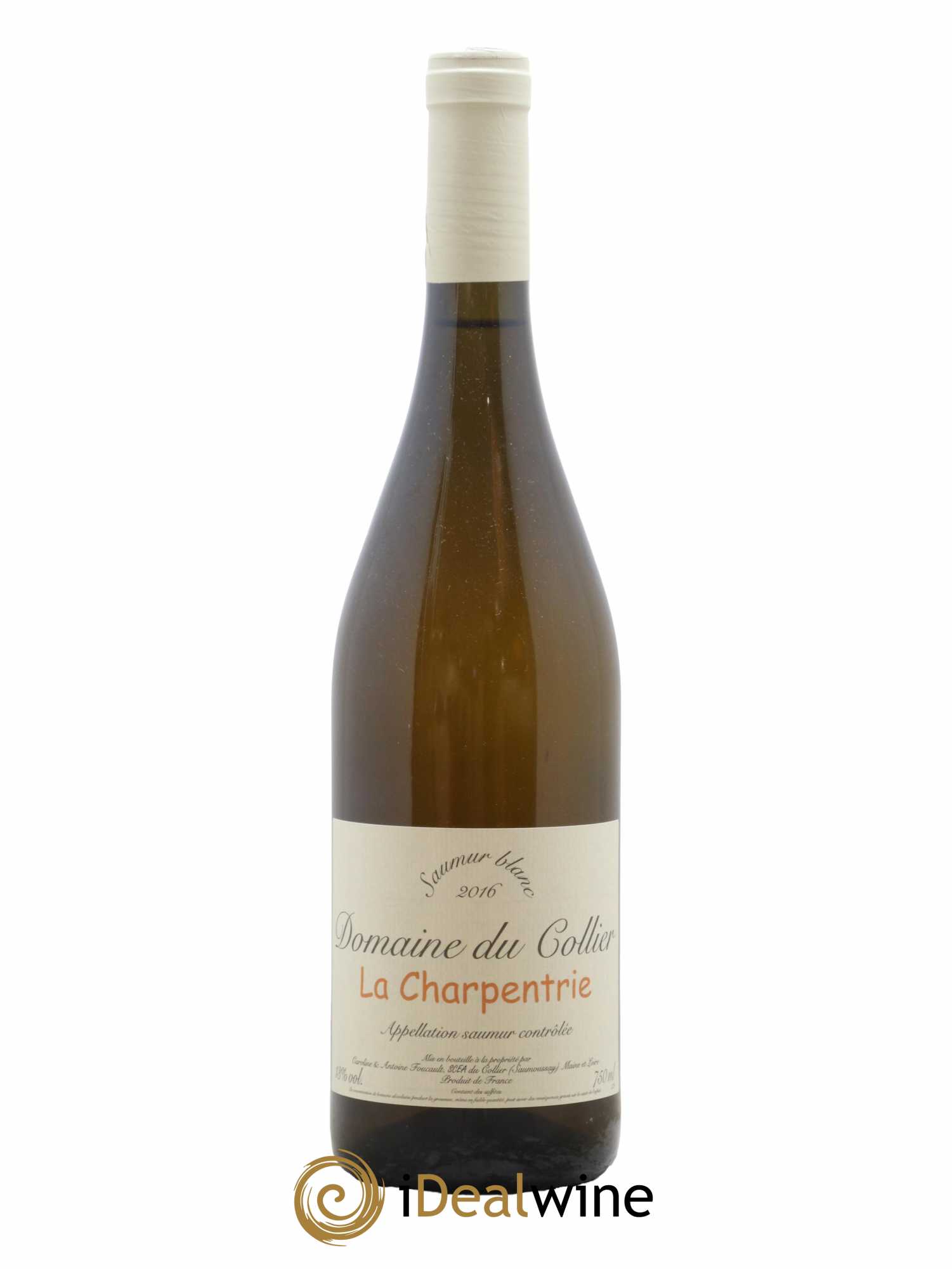 Saumur La Charpentrie Domaine du Collier 2016 - Lot de 1 bouteille - 0