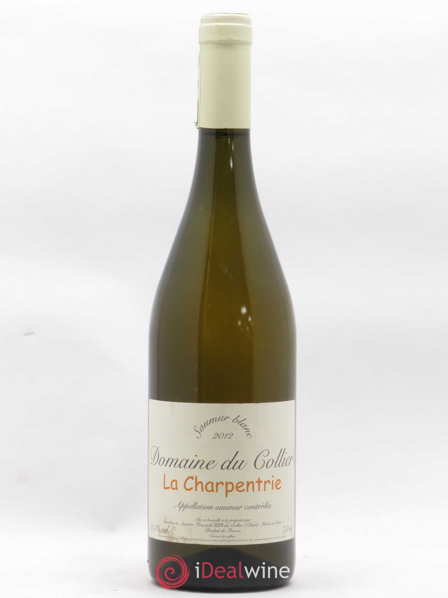 Saumur La Charpentrie Domaine du Collier 2012 - Lot de 1 bouteille - 0