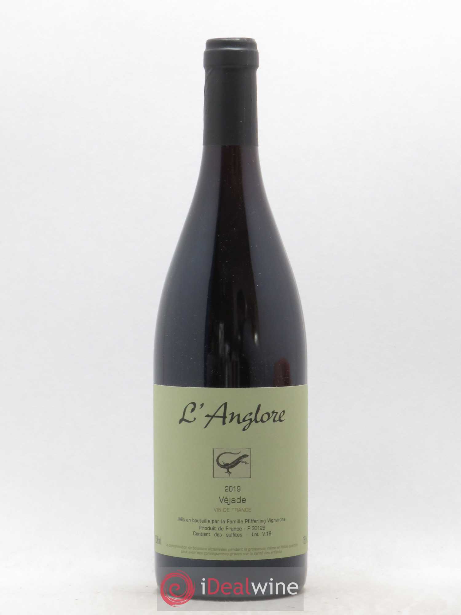 Vin de France Véjade L'Anglore 2019 - Lot de 1 bouteille - 0