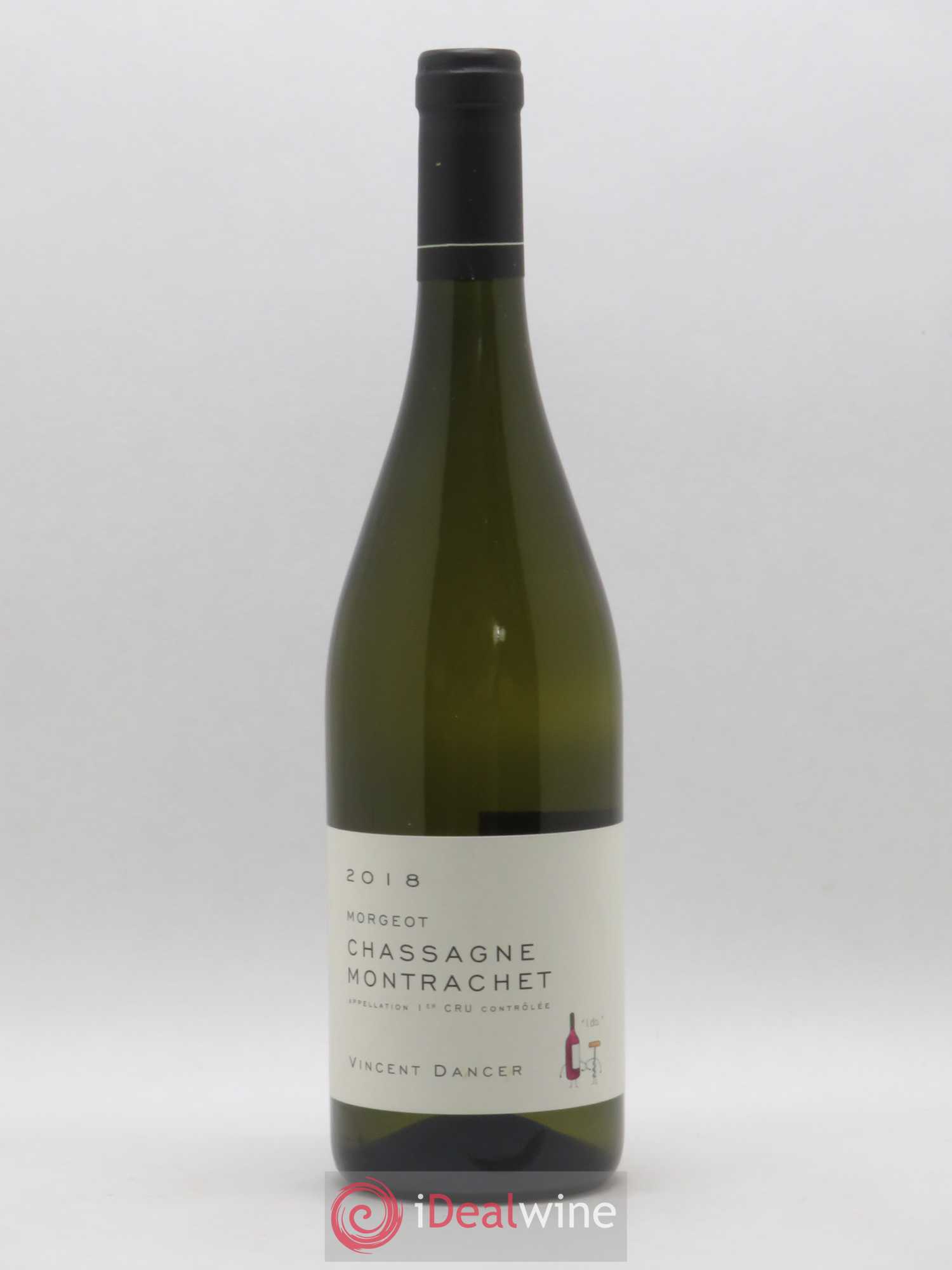 Chassagne-Montrachet 1er Cru Morgeot Vincent Dancer 2018 - Lot de 1 bouteille - 0