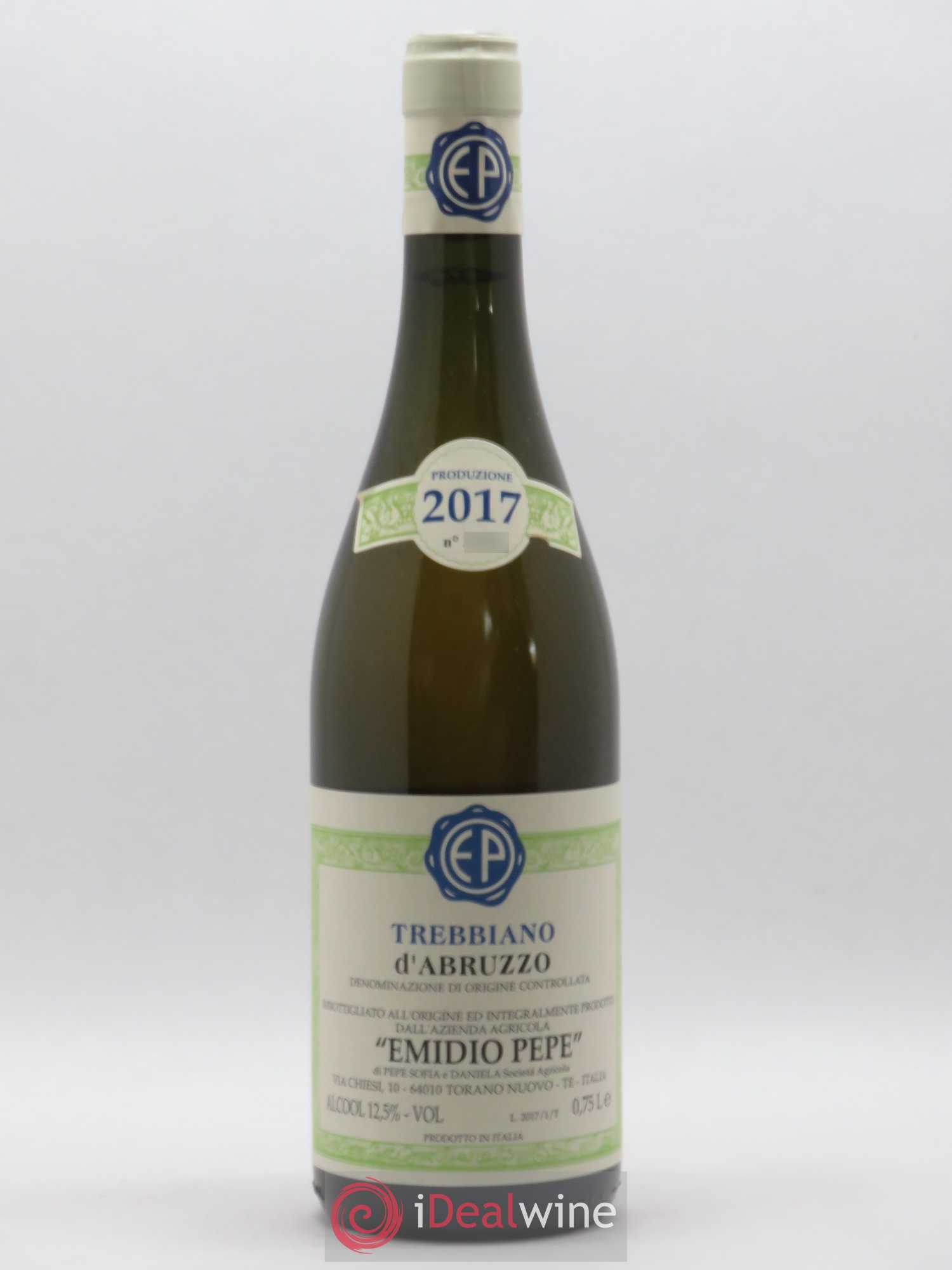 Trebbiano d'Abruzzo DOC Vecchie Viti Emidio Pepe 2017 - Lot de 1 bouteille - 0