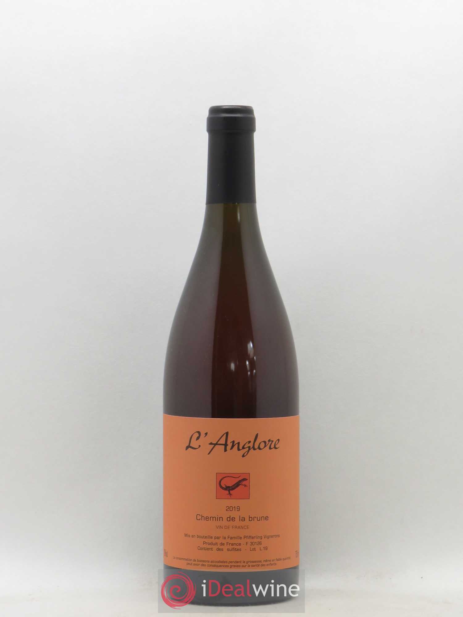 Vin de France Chemin de la brune L'Anglore 2019 - Lot de 1 bouteille - 0