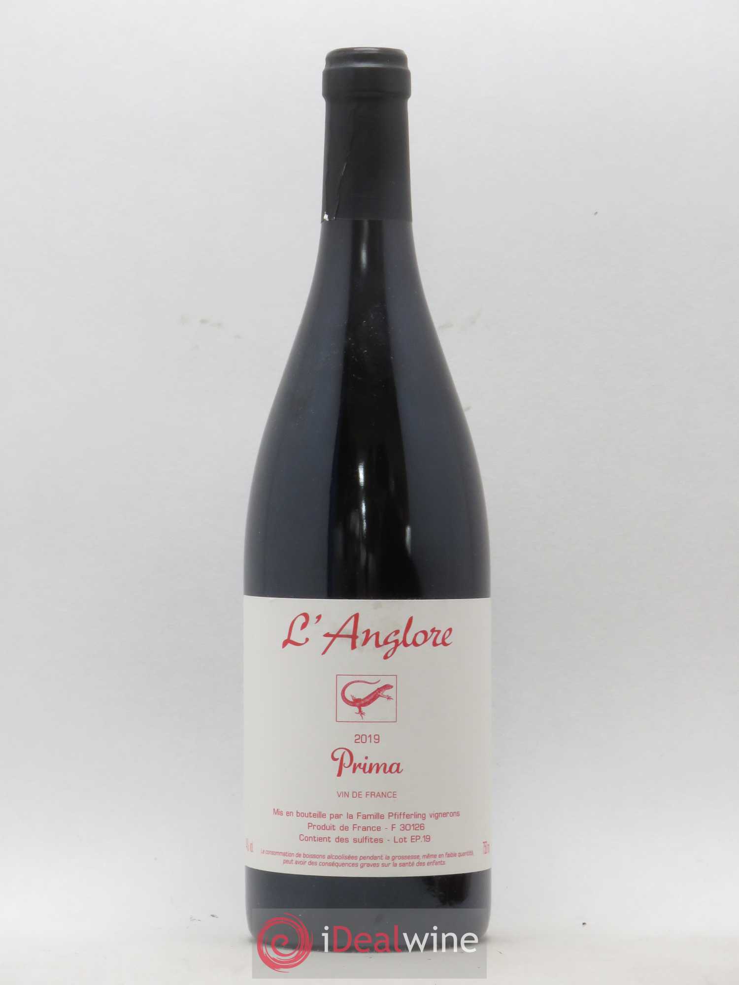 Vin de France Prima L'Anglore 2019 - Lot de 1 bouteille - 0