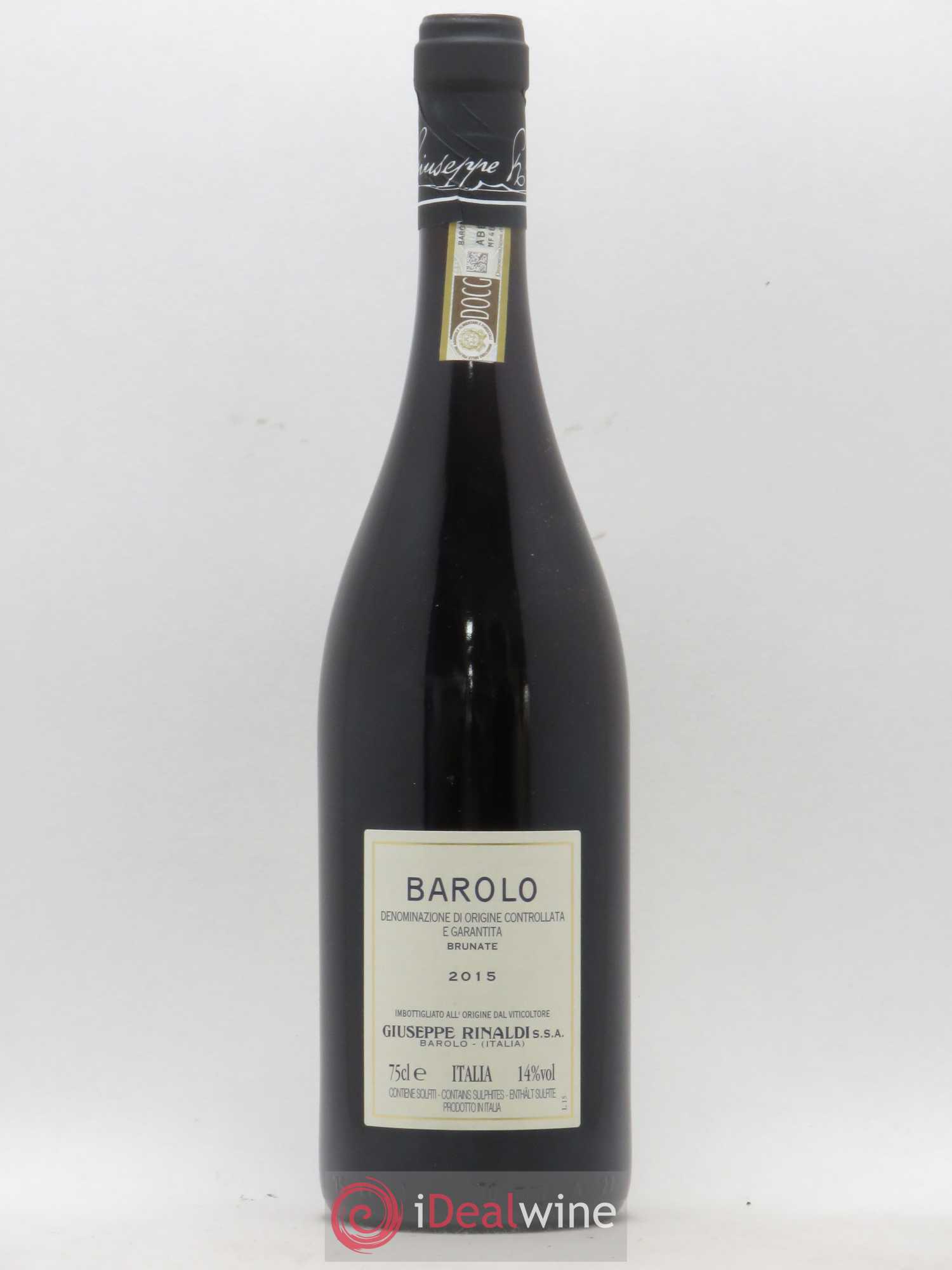 Barolo DOCG Brunate Giuseppe Rinaldi 2015 - Lot de 1 bouteille - 1