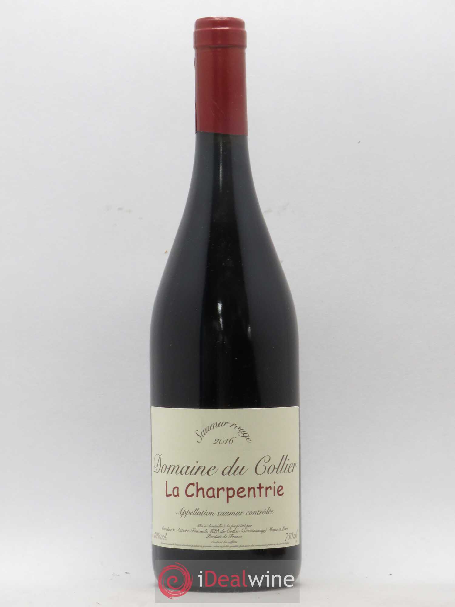 Saumur La Charpentrie Domaine du Collier 2016 - Lot de 1 bouteille - 0