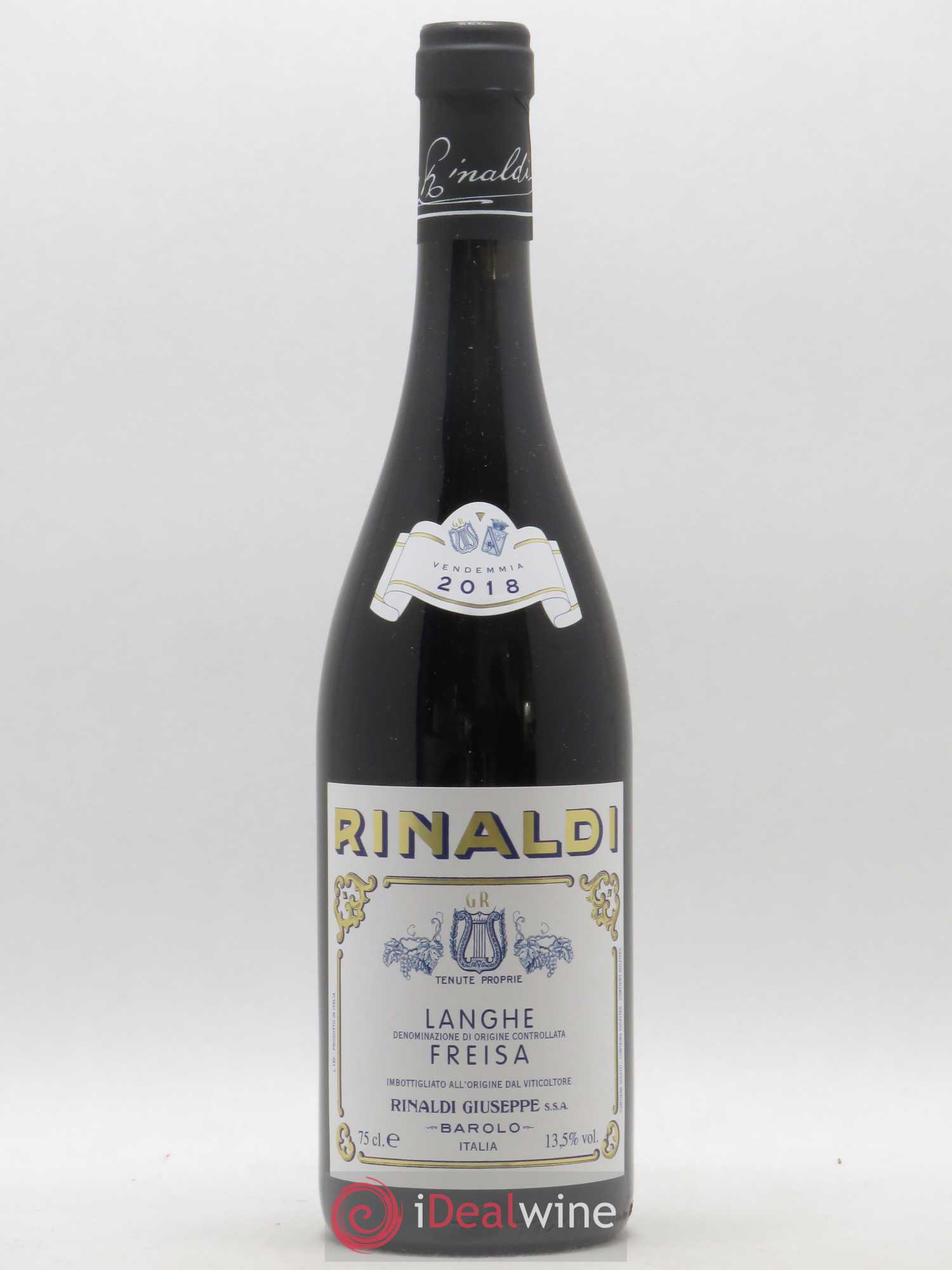 Langhe DOC Freisa Giuseppe Rinaldi 2018 - Lot de 1 bouteille - 0