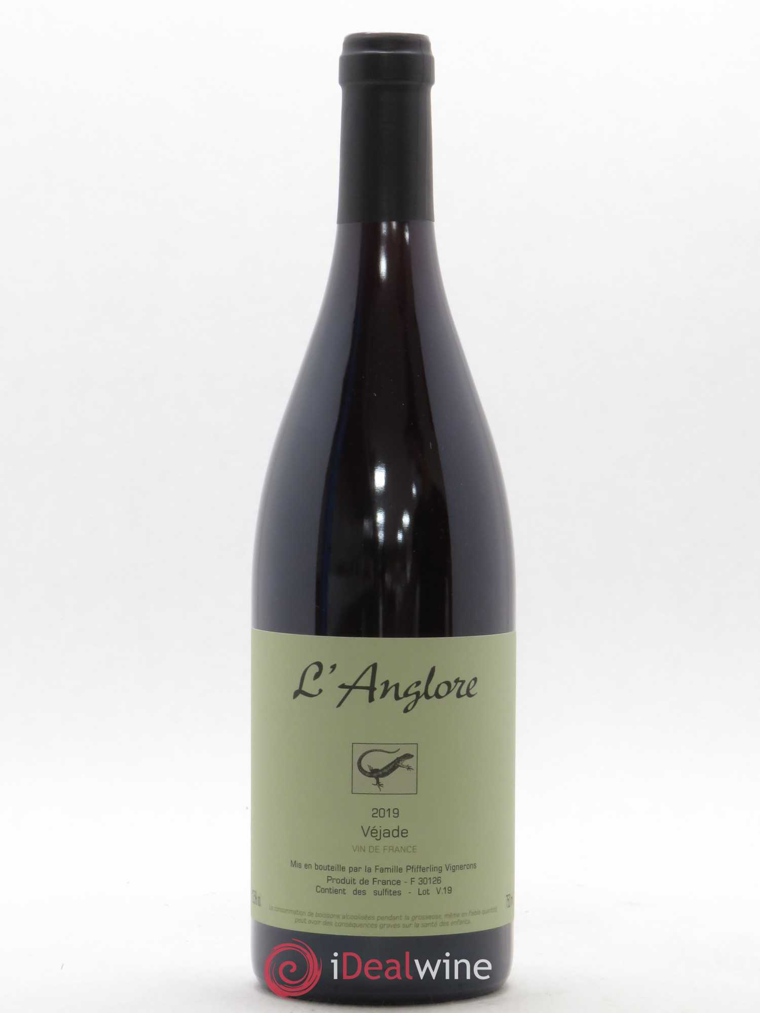 Vin de France Véjade L'Anglore 2019 - Lot de 1 bouteille - 0