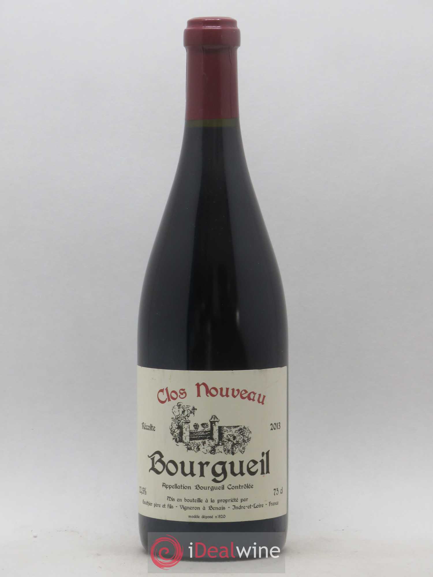 Bourgueil Clos Nouveau Domaine du Bel Air 2013 - Lot de 1 bouteille - 0