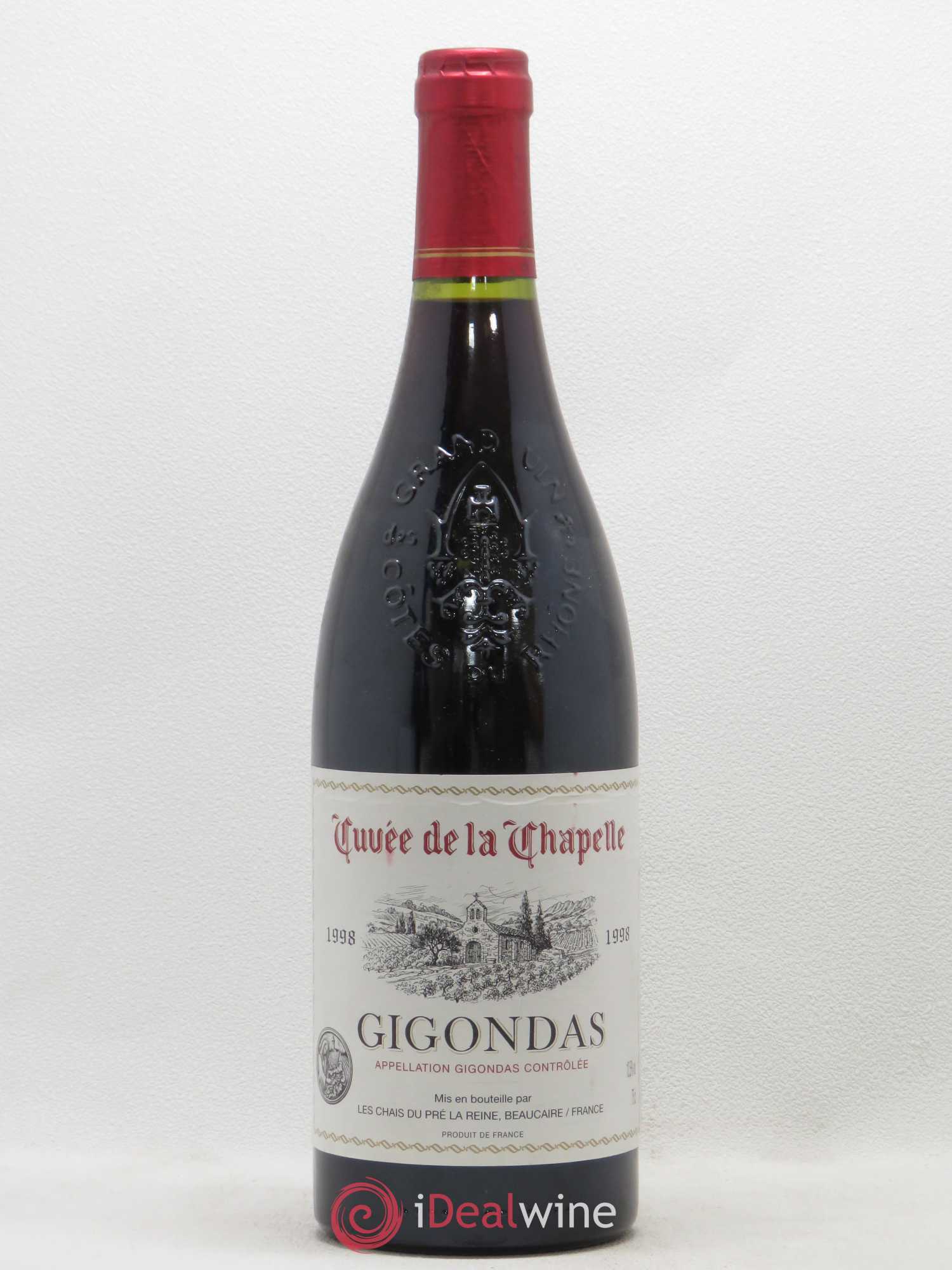Gigondas Cuvée de La Chapelle Les Chais du Pré La Reine (sans prix de réserve) 1998 - Posten von 1 Flasche - 0