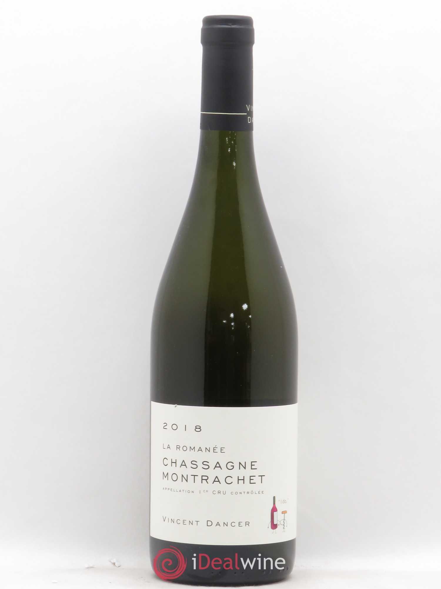 Chassagne-Montrachet 1er Cru La Romanée Vincent Dancer 2018 - Lot de 1 bouteille - 0