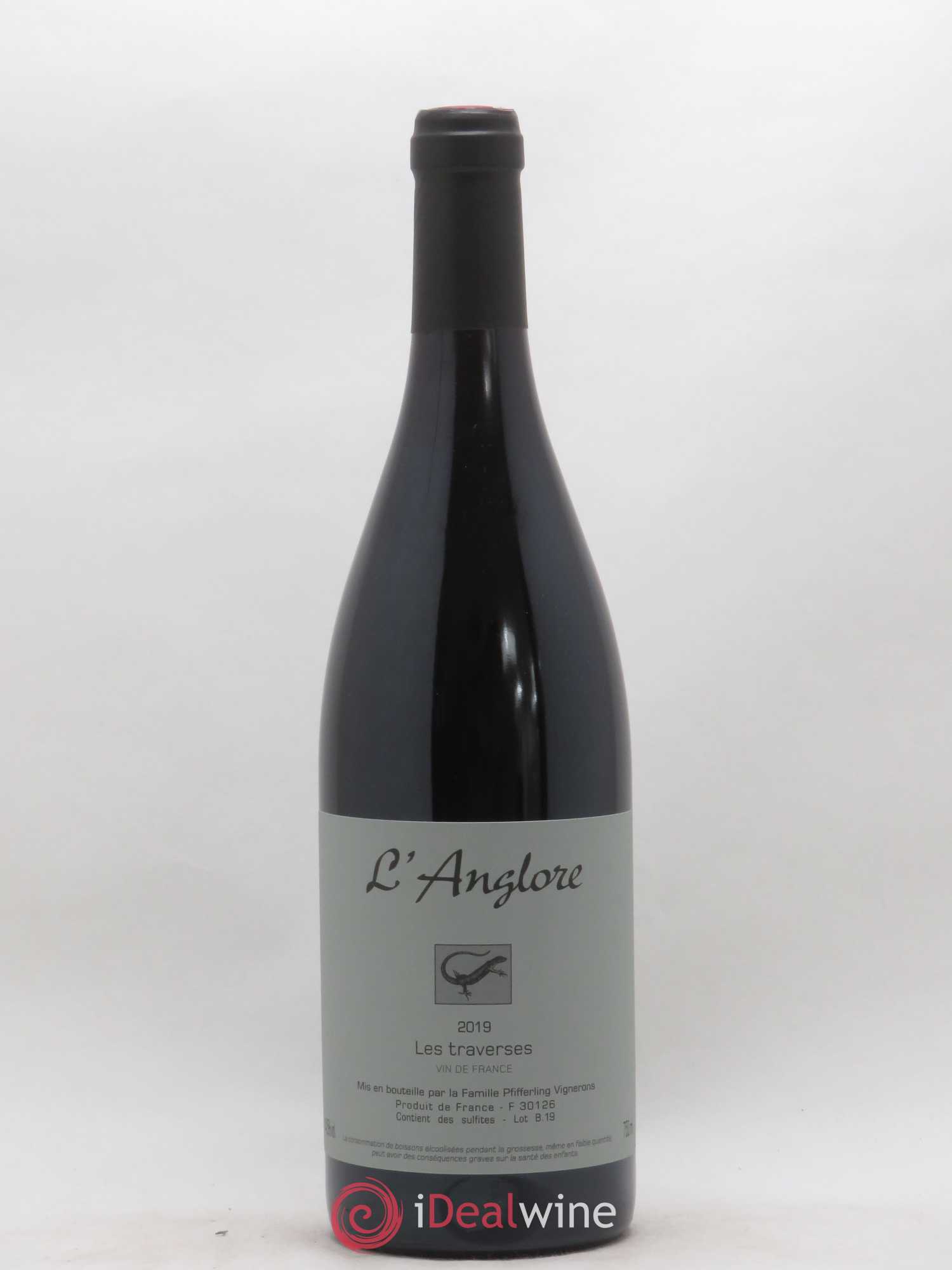 Vin de France Les Traverses L'Anglore 2019 - Lot de 1 bouteille - 0