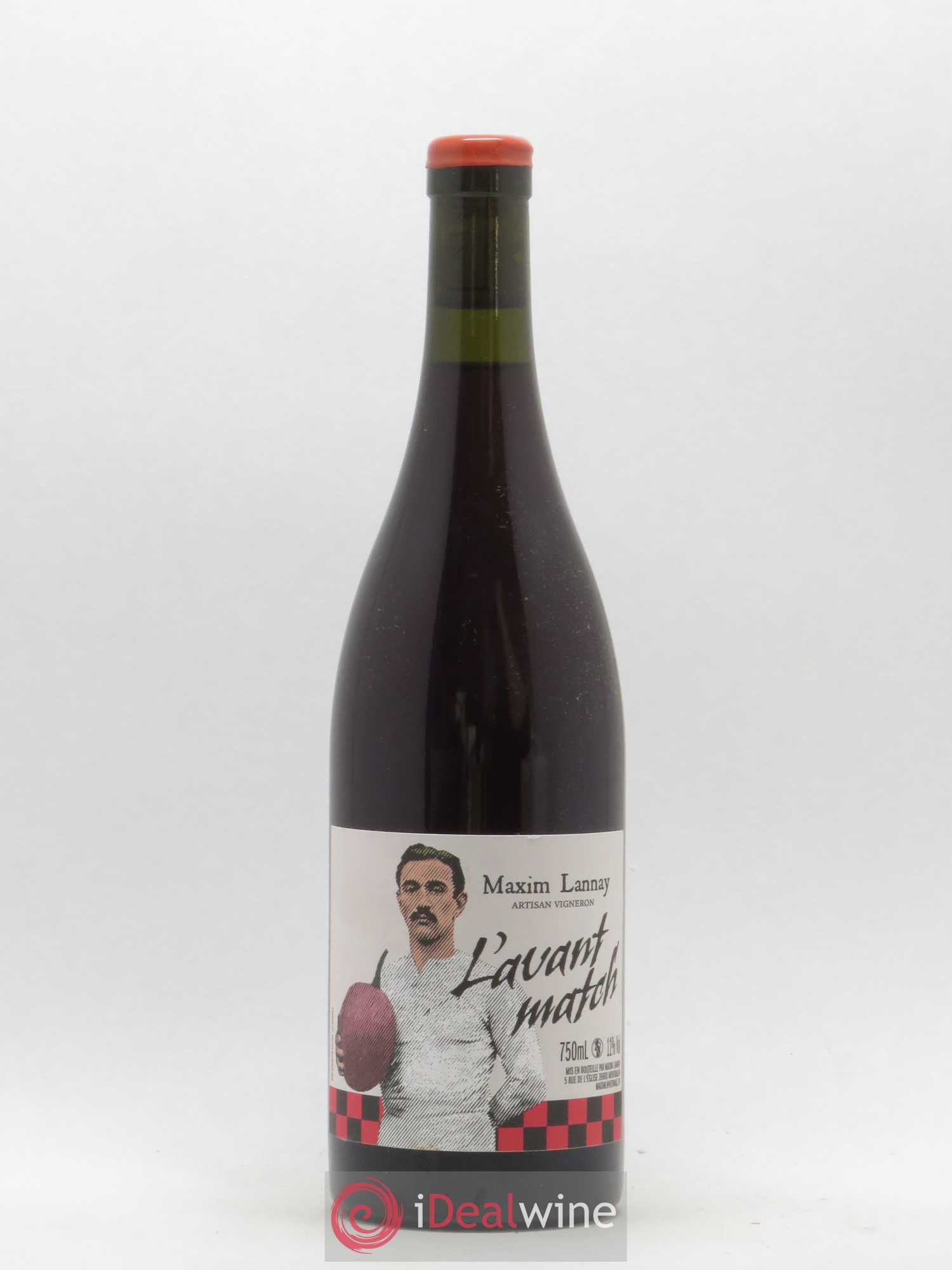 Vin de France L'Avant Match Maxim Lannay 2018 - Lot de 1 bouteille - 0