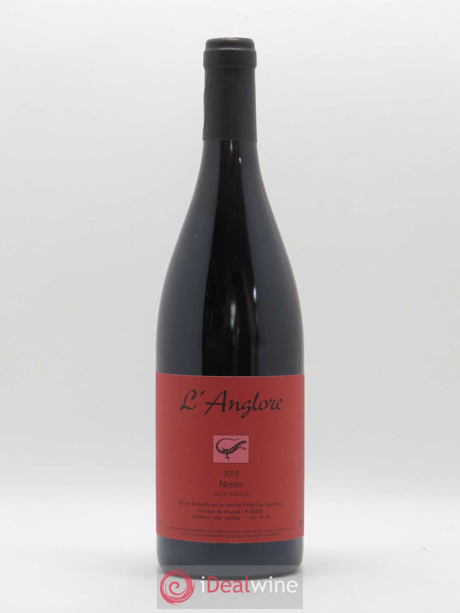 Vin de France Nizon L'Anglore 2019 - Lot de 1 bouteille - 0