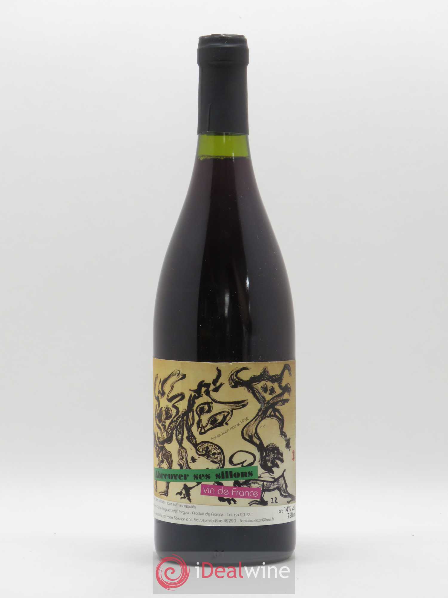 Vin de France Abreuver ses sillons Daniel Sage 2018 - Lot de 1 bouteille - 0