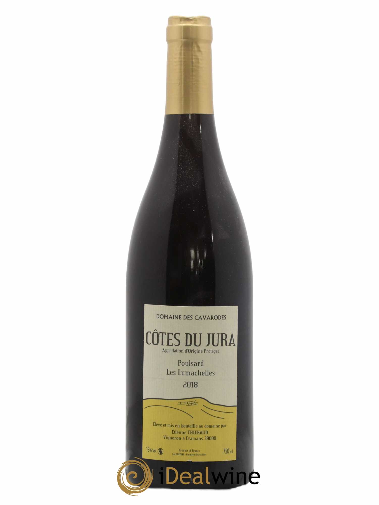 Côtes du Jura Les Lumachelles Rouge Cavarodes (Domaine des) - Etienne Thiébaud 2018 - Lot de 1 bouteille - 0