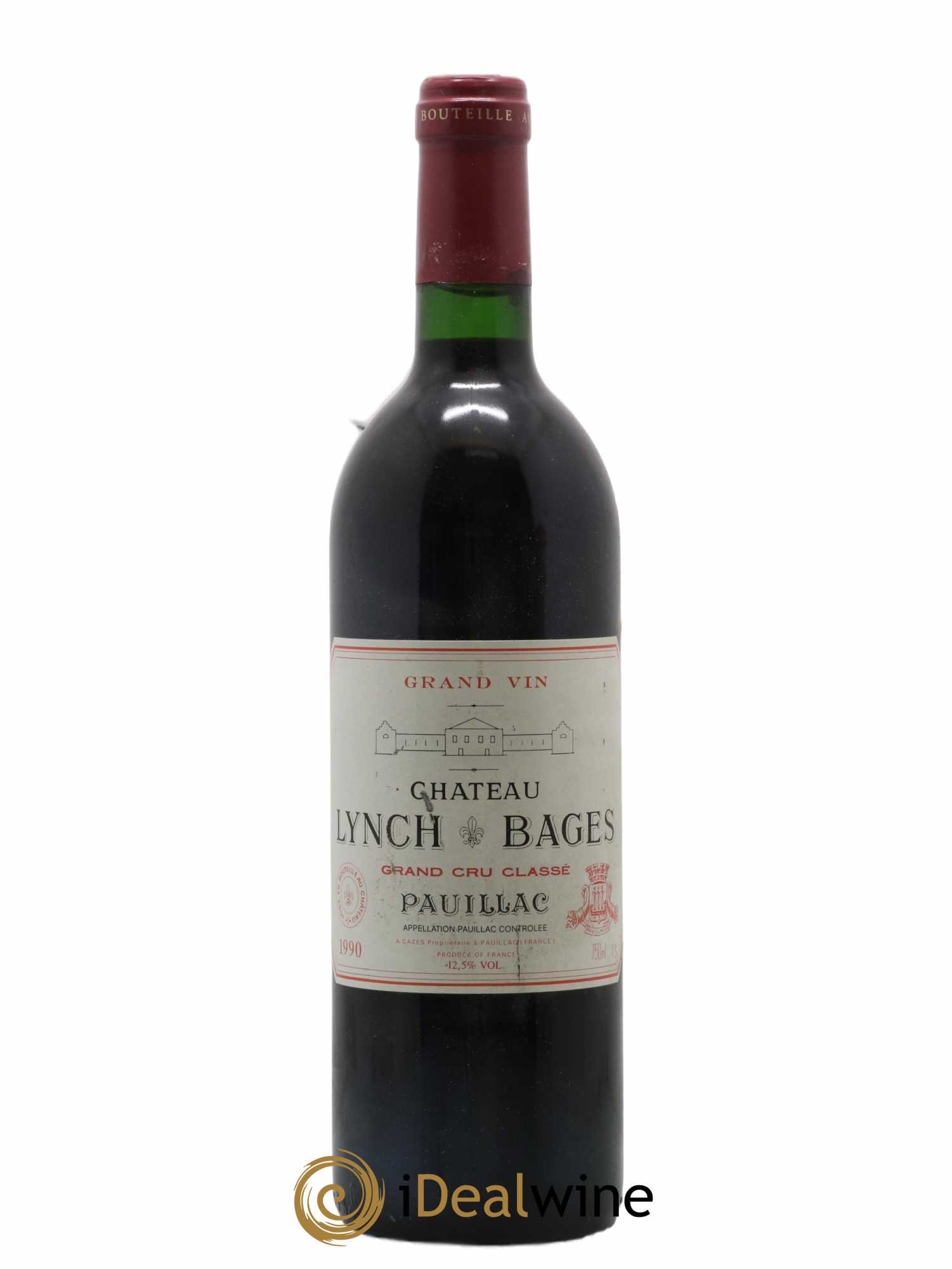 Château Lynch Bages 5ème Grand Cru Classé 1990 - Lot de 1 bouteille - 0
