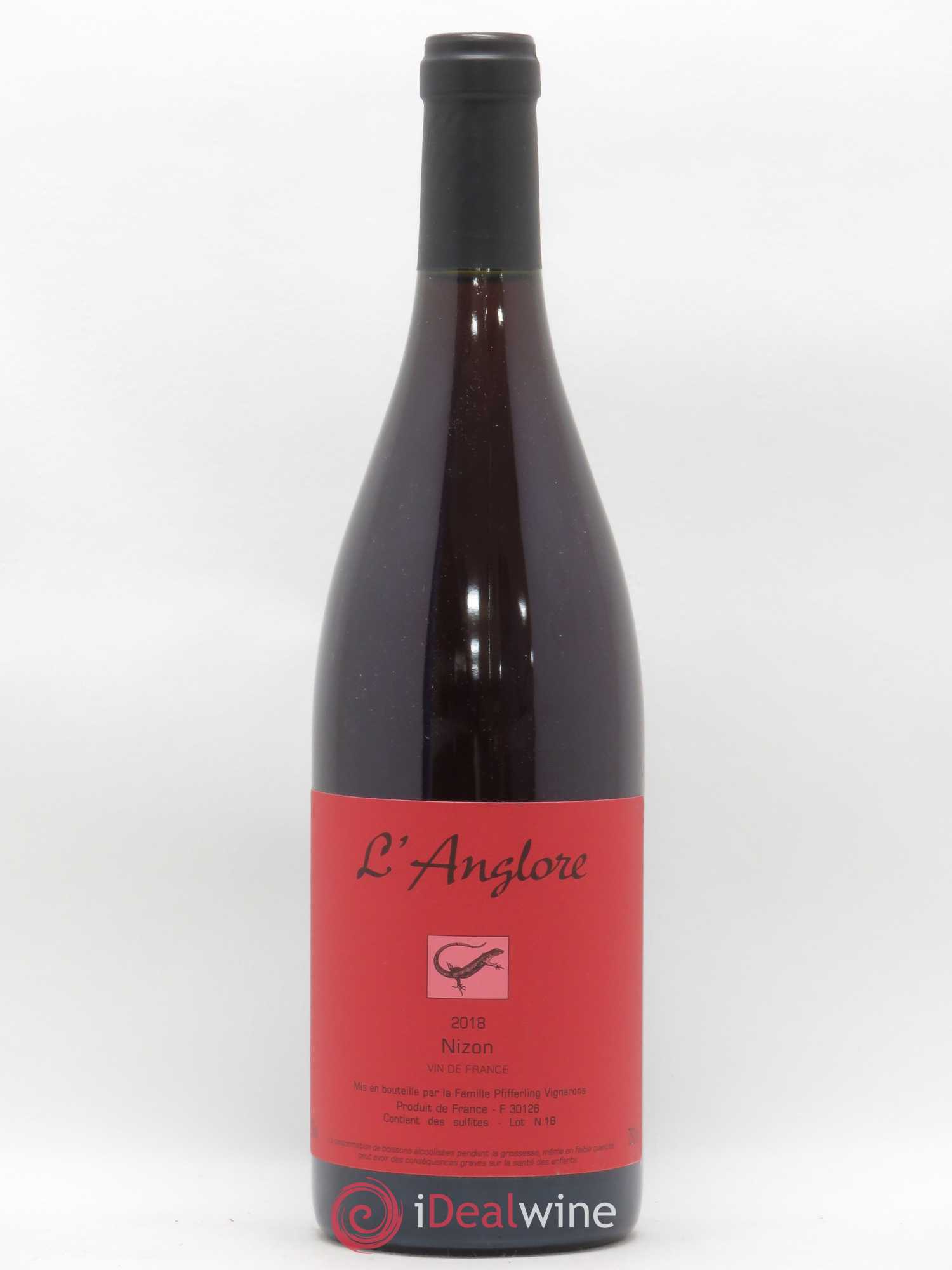 Vin de France Nizon L'Anglore 2018 - Lot de 1 bouteille - 0