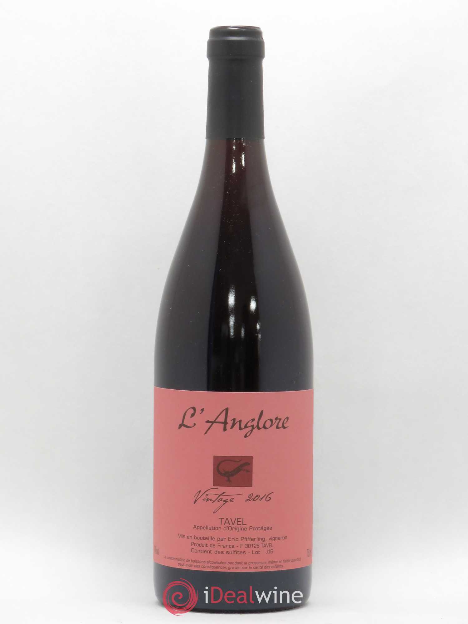 Tavel Vintage L'Anglore (senza prezzo di riserva) 2016 - Lotto di 1 bottiglia - 0