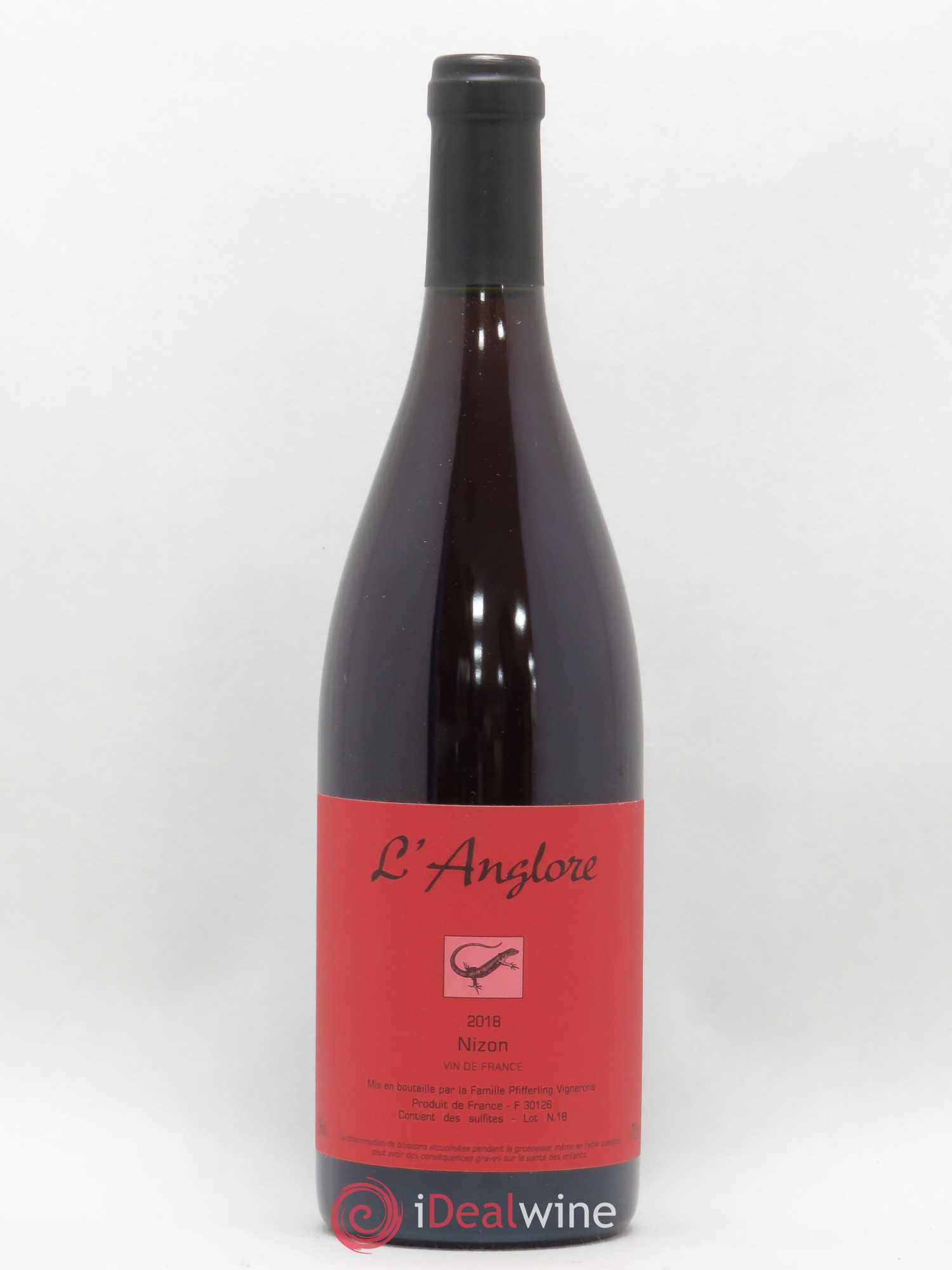 Vin de France Nizon L'Anglore 2018 - Lot de 1 bouteille - 0