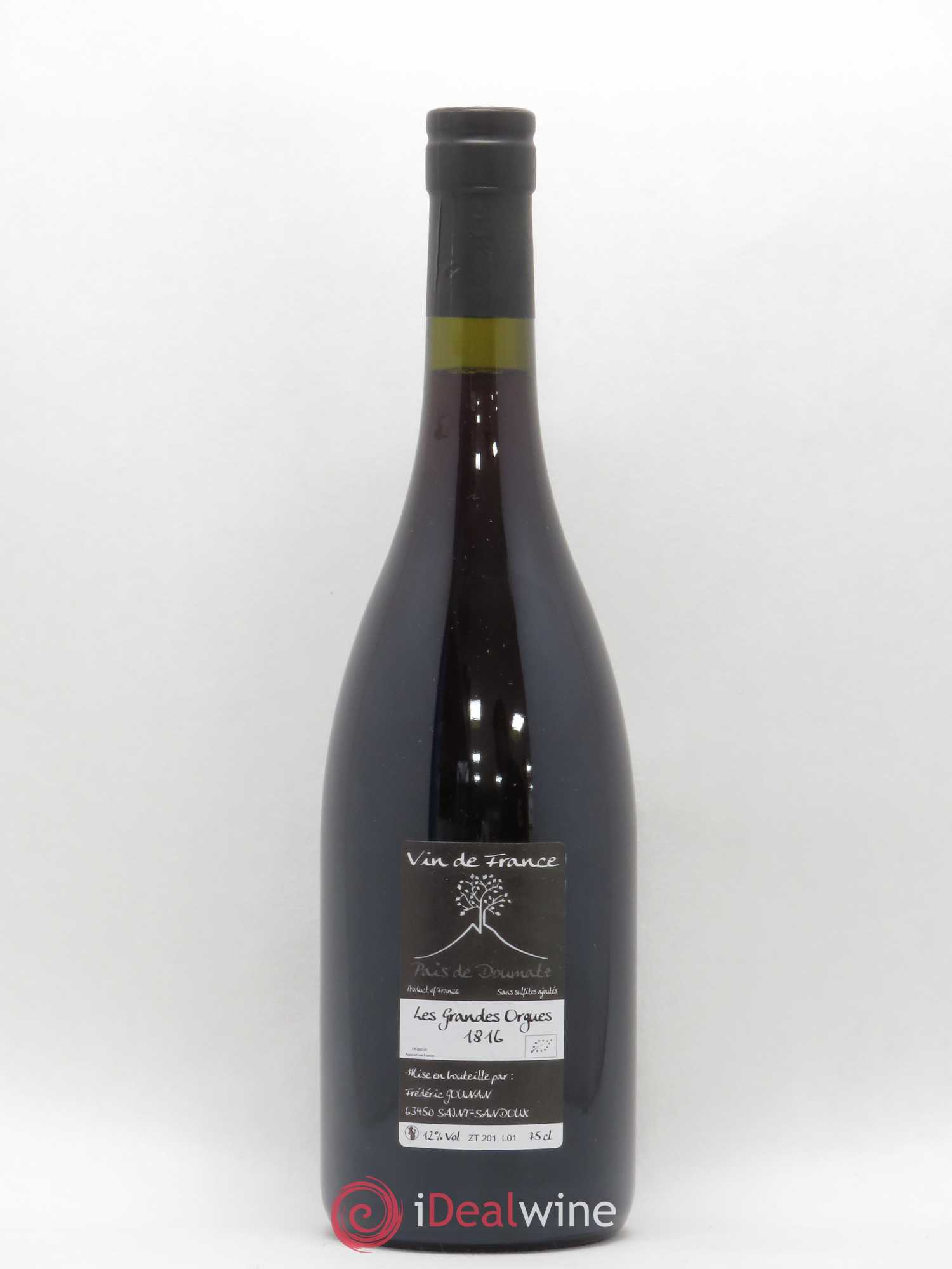 Vin de France Grandes Orgues Vignoble de l'Arbre Blanc 2016 - Posten von 1 Flasche - 1