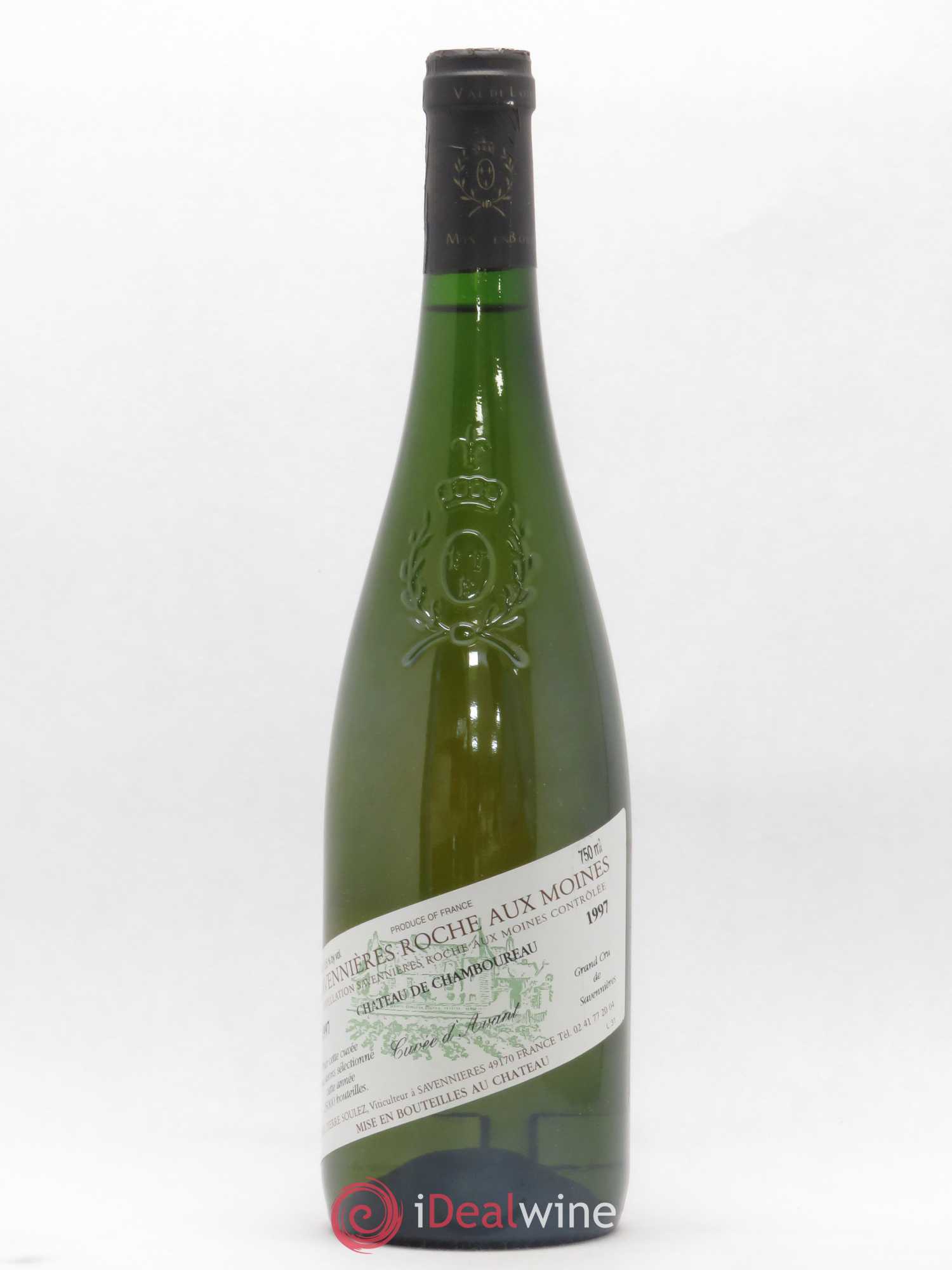Savennières Roche aux Moines Cuvée d'avant Château de Chamboureau 1997 - Lot de 1 bouteille - 0