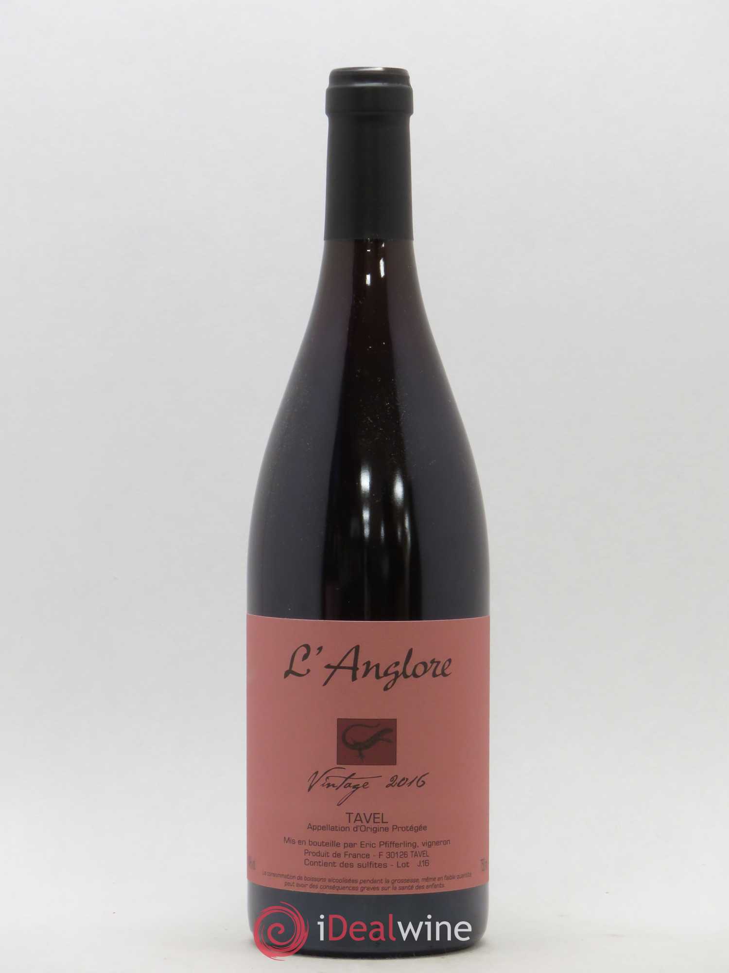 Tavel Vintage L'Anglore 2016 - Lot de 1 bouteille - 0