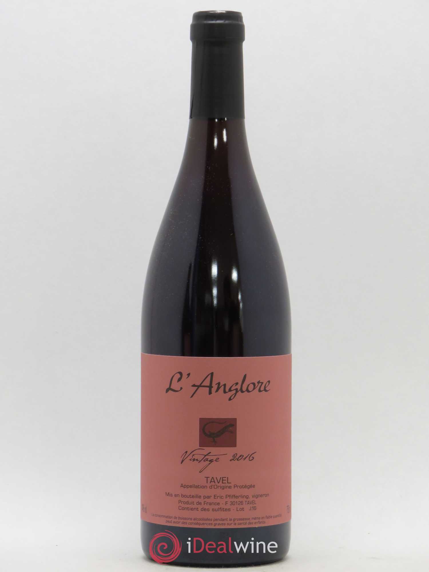 Tavel Vintage L'Anglore 2016 - Lot de 1 bouteille - 0