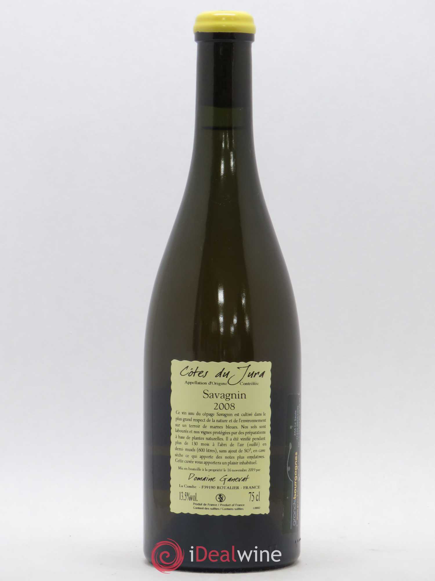 Côtes du Jura Les Vignes de mon Père Jean-François Ganevat (Domaine) 2008 - Lot de 1 bouteille - 1
