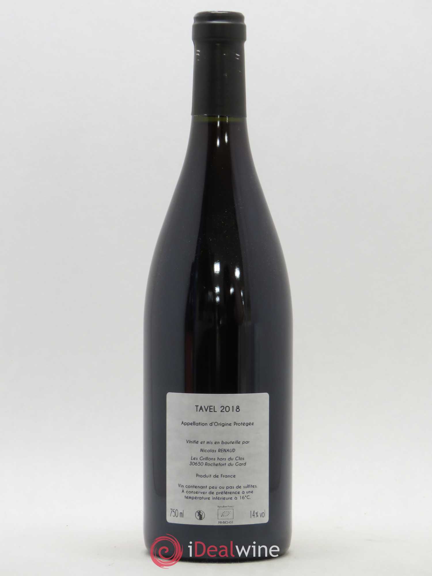 Tavel Clos des Grillons 2018 - Lot de 1 bouteille - 1
