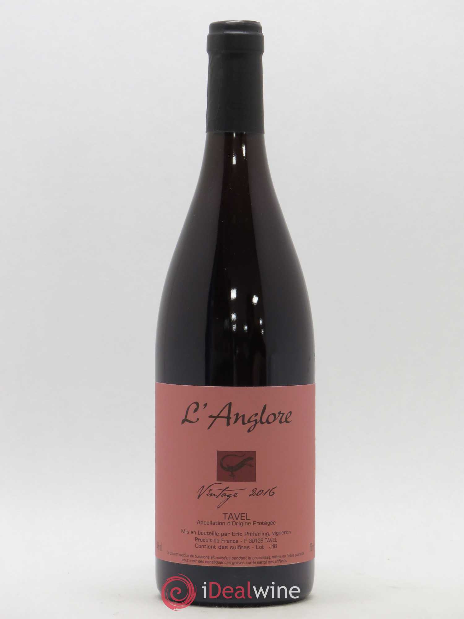 Tavel Vintage L'Anglore 2016 - Lot de 1 bouteille - 0