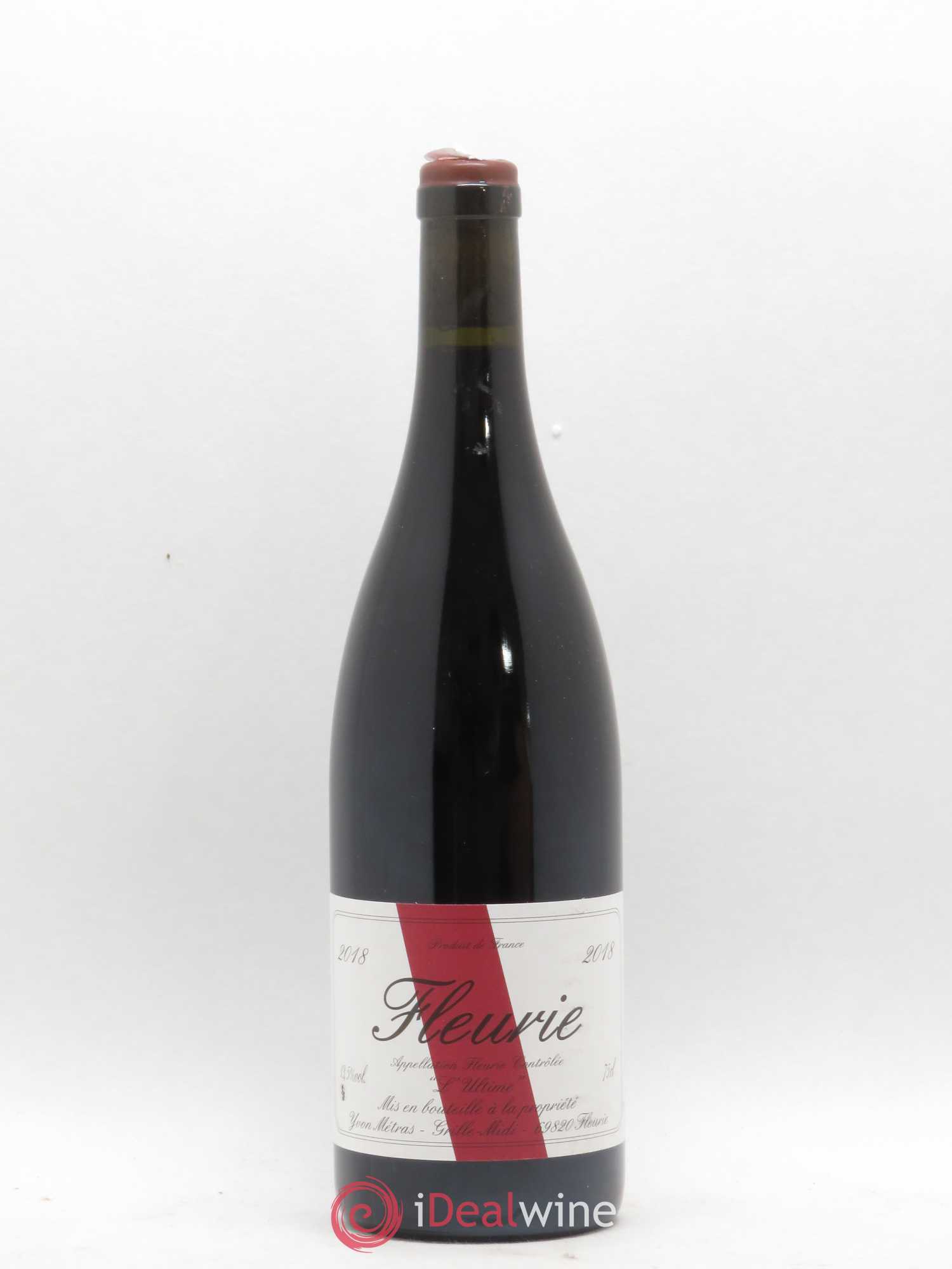 Fleurie l'Ultime Yvon Métras 2018 - Lot de 1 bouteille - 0