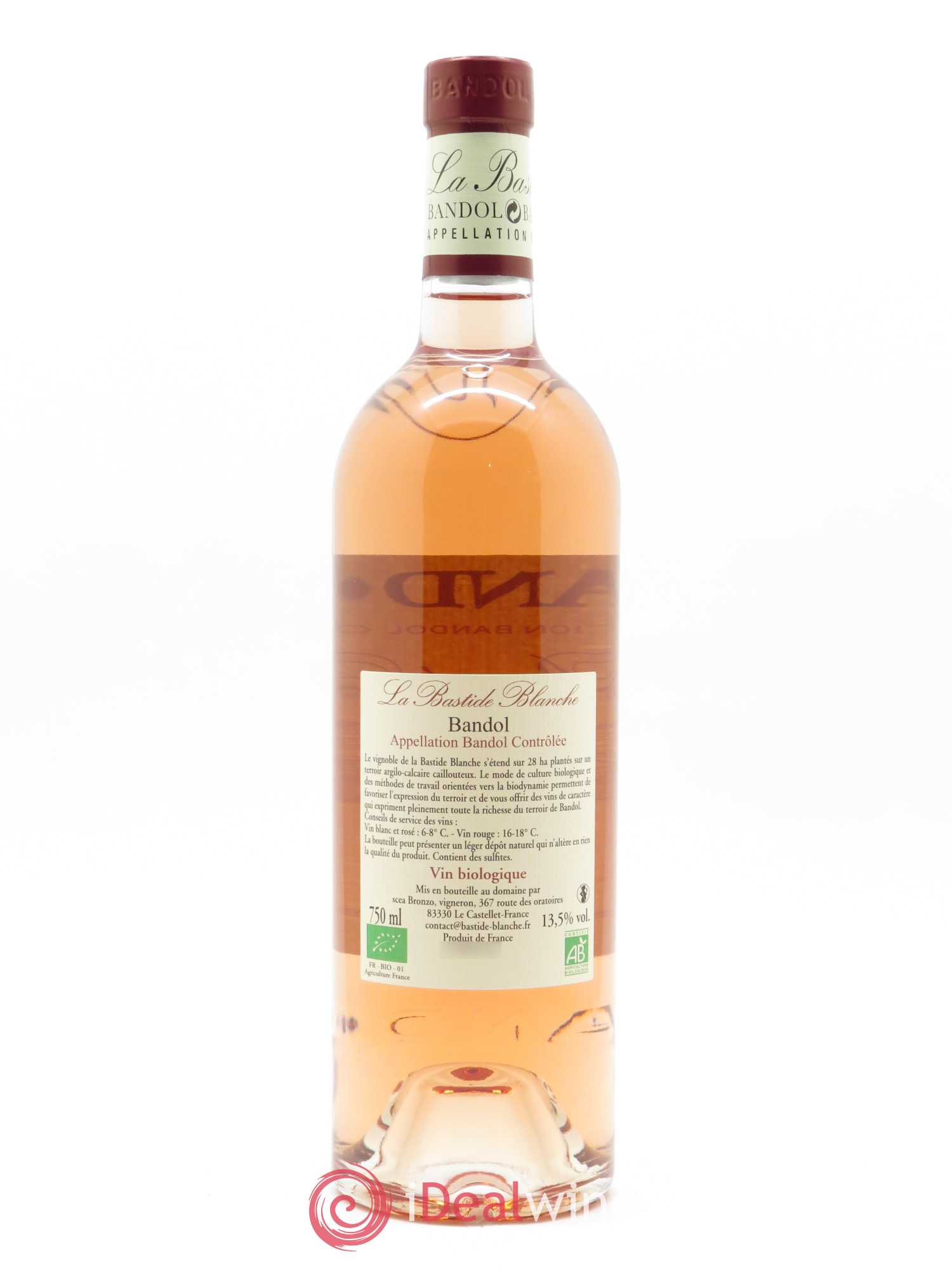 Bandol La Bastide Blanche  Famille Bronzo 2019 - Lot de 1 bouteille - 1