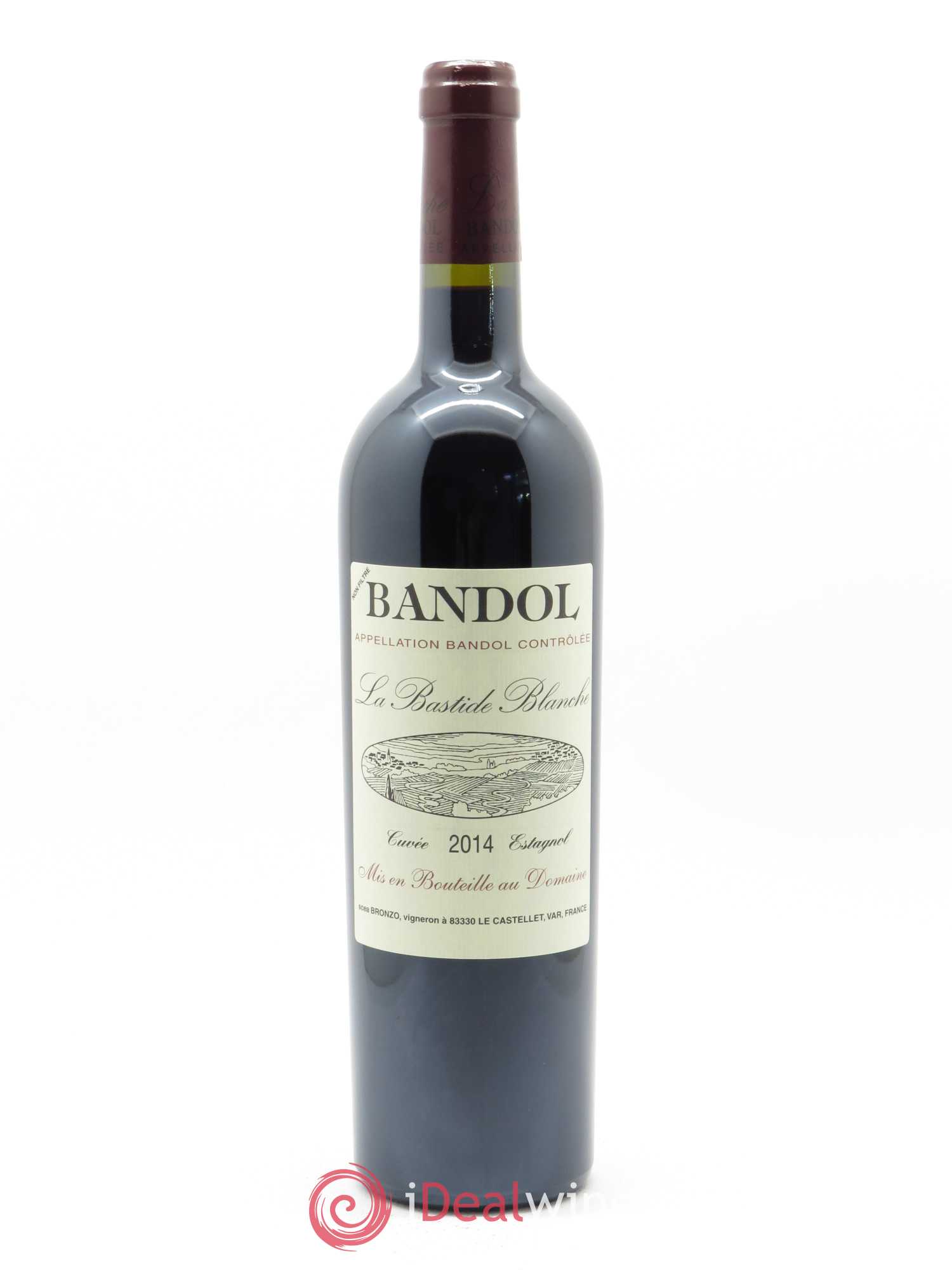 Bandol La Bastide Blanche Cuvée Estagnol Famille Bronzo 2014 - Lot de 1 bouteille - 0