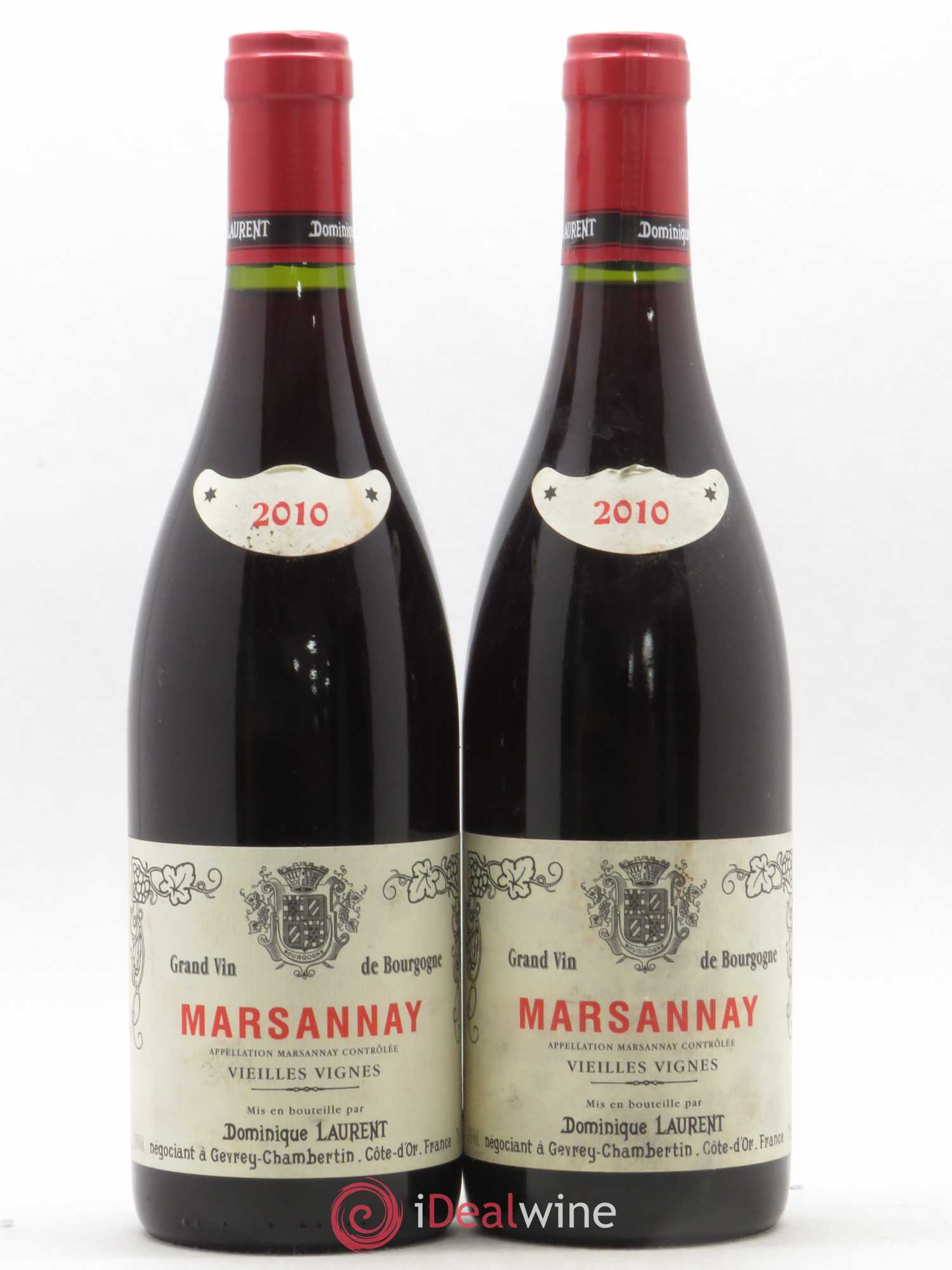 Marsannay Dominique Laurent 2010 - Lot de 2 bouteilles - 0