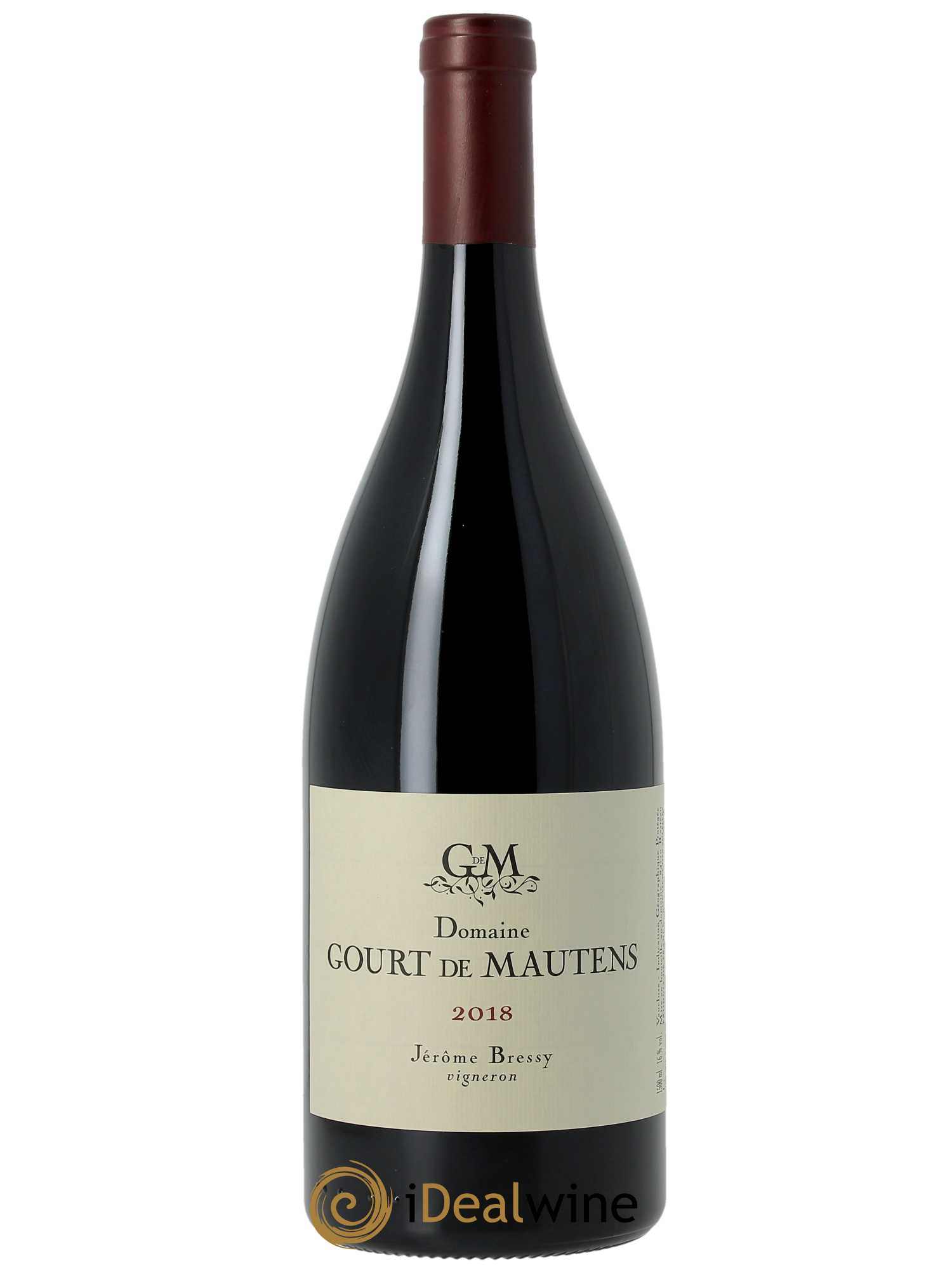 IGP Vaucluse (Vin de Pays de Vaucluse) Domaine Gourt de Mautens - Jérôme Bressy 2018 - Lot de 1 magnum - 0