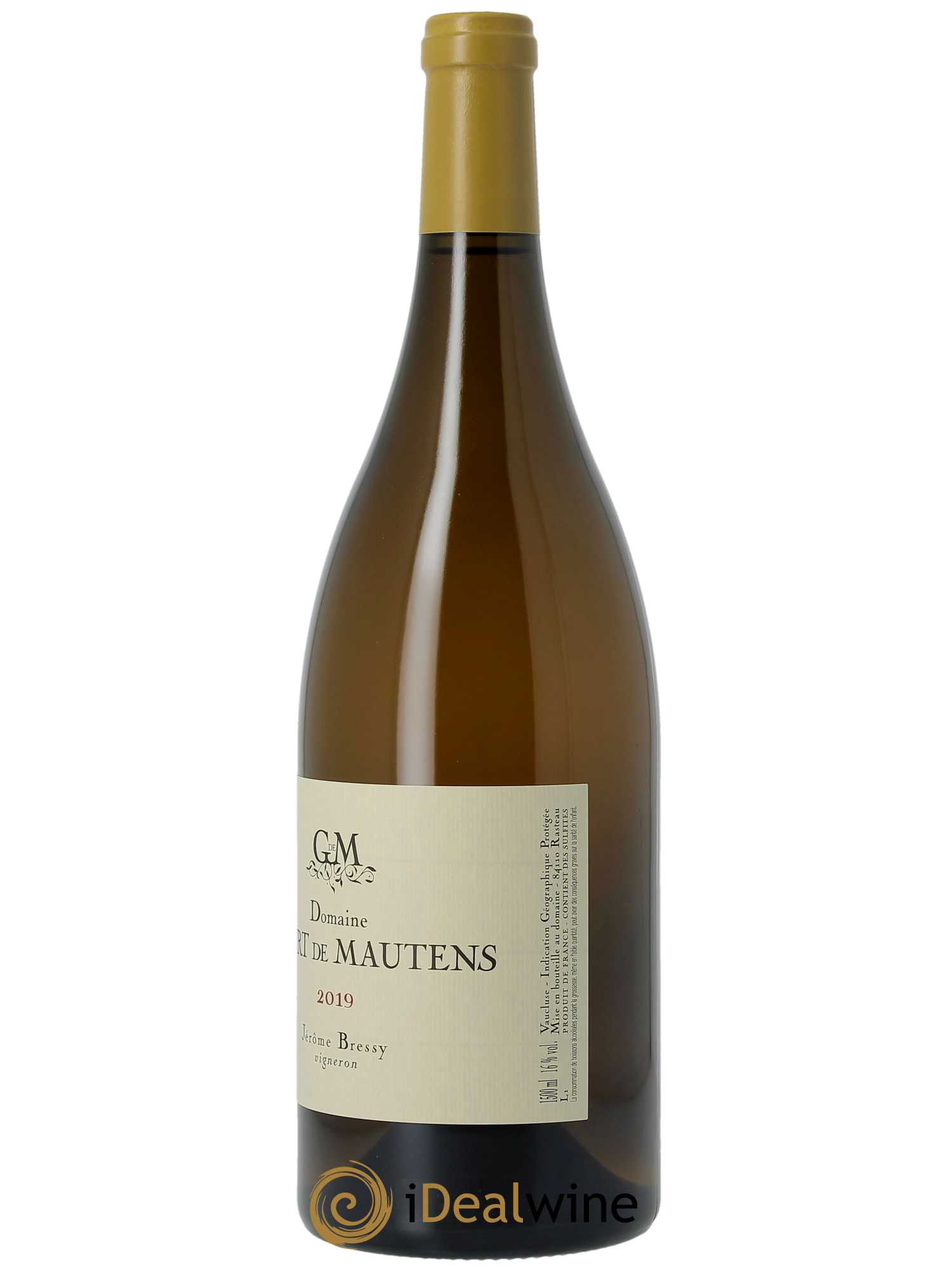 Vaucluse (Vin de Pays de Vaucluse) Domaine Gourt de Mautens - Jérôme Bressy 2019 - Lot de 1 magnum - 1