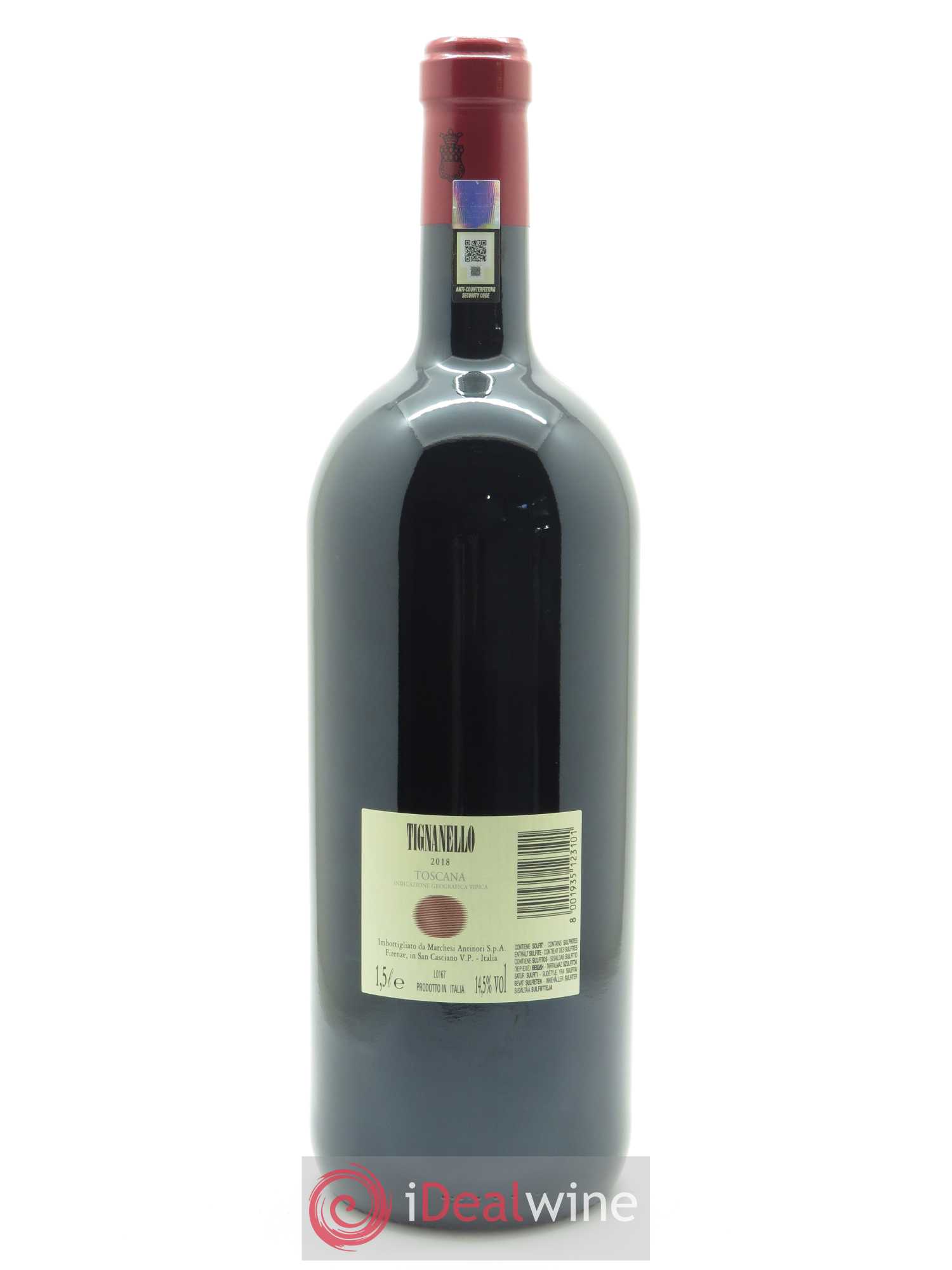 Toscana IGT Tignanello Tenuta Tignanello - Marchesi Antinori 2018 - Lot de 1 magnum - 1
