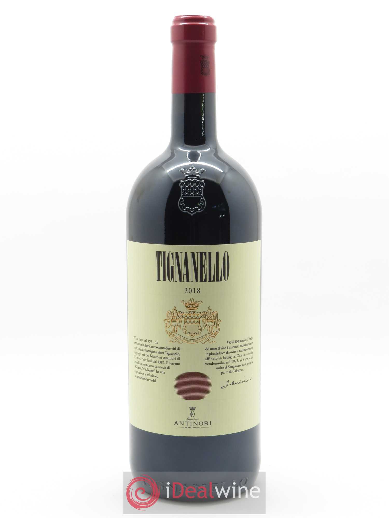 Toscana IGT Tignanello Tenuta Tignanello - Marchesi Antinori 2018 - Lot de 1 magnum - 0