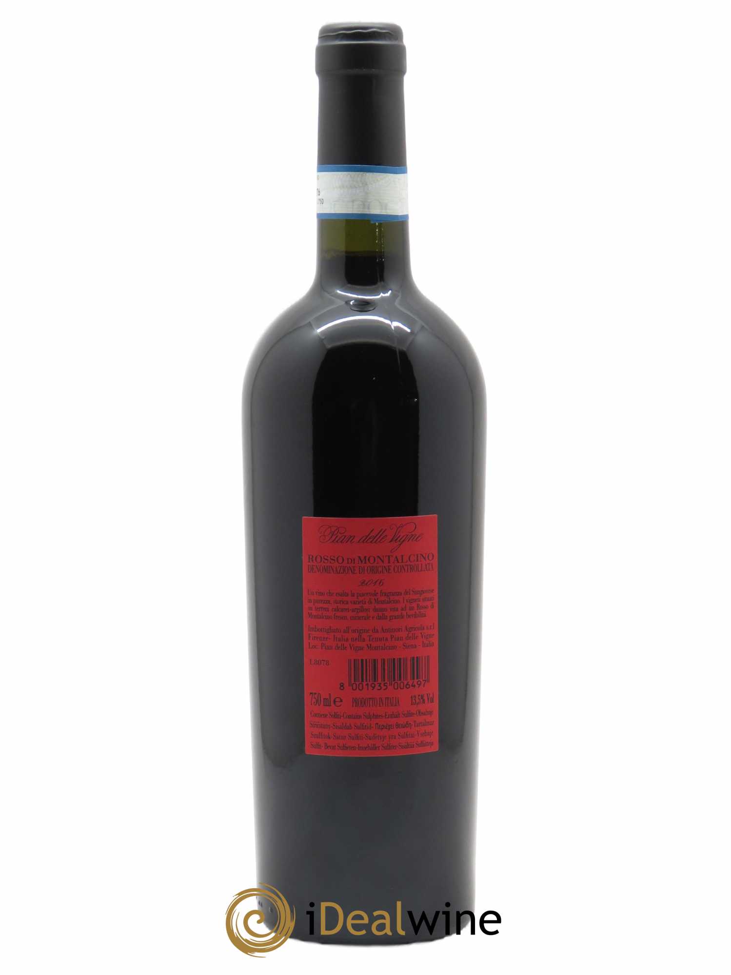 Rosso di Montalcino DOC Pian delle Vigne - Marchesi Antinori 2016 - Posten von 1 Flasche - 1