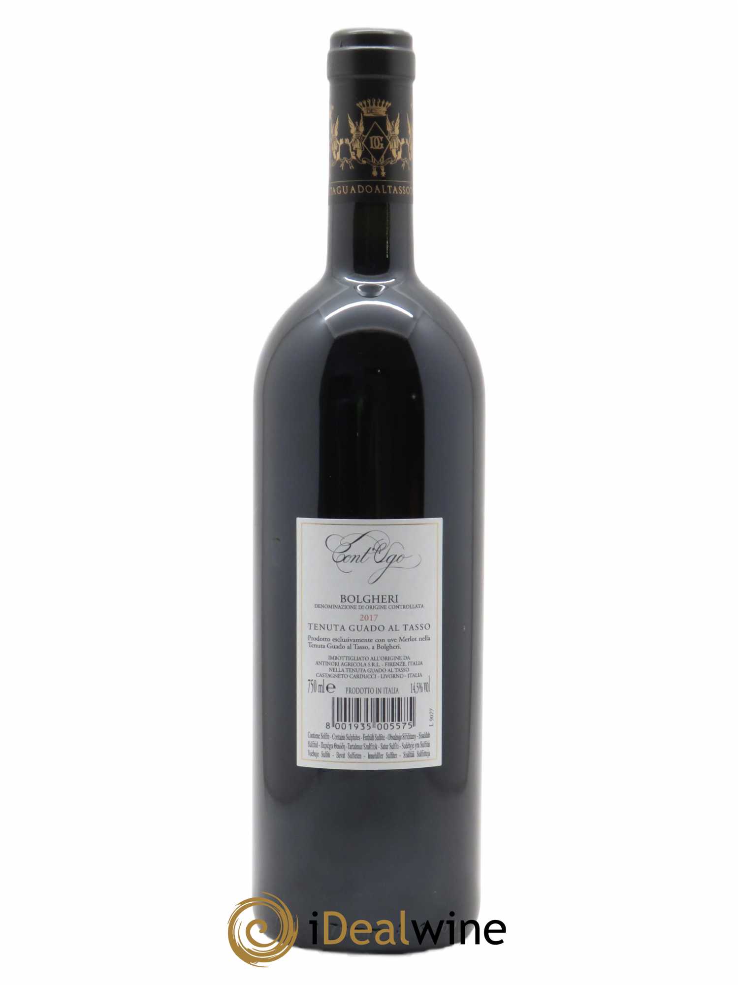 Bolgheri DOC Cont'Ugo Tenuta Guado al Tasso - Marchesi Antinori 2017 - Lot of 1 bottle - 1
