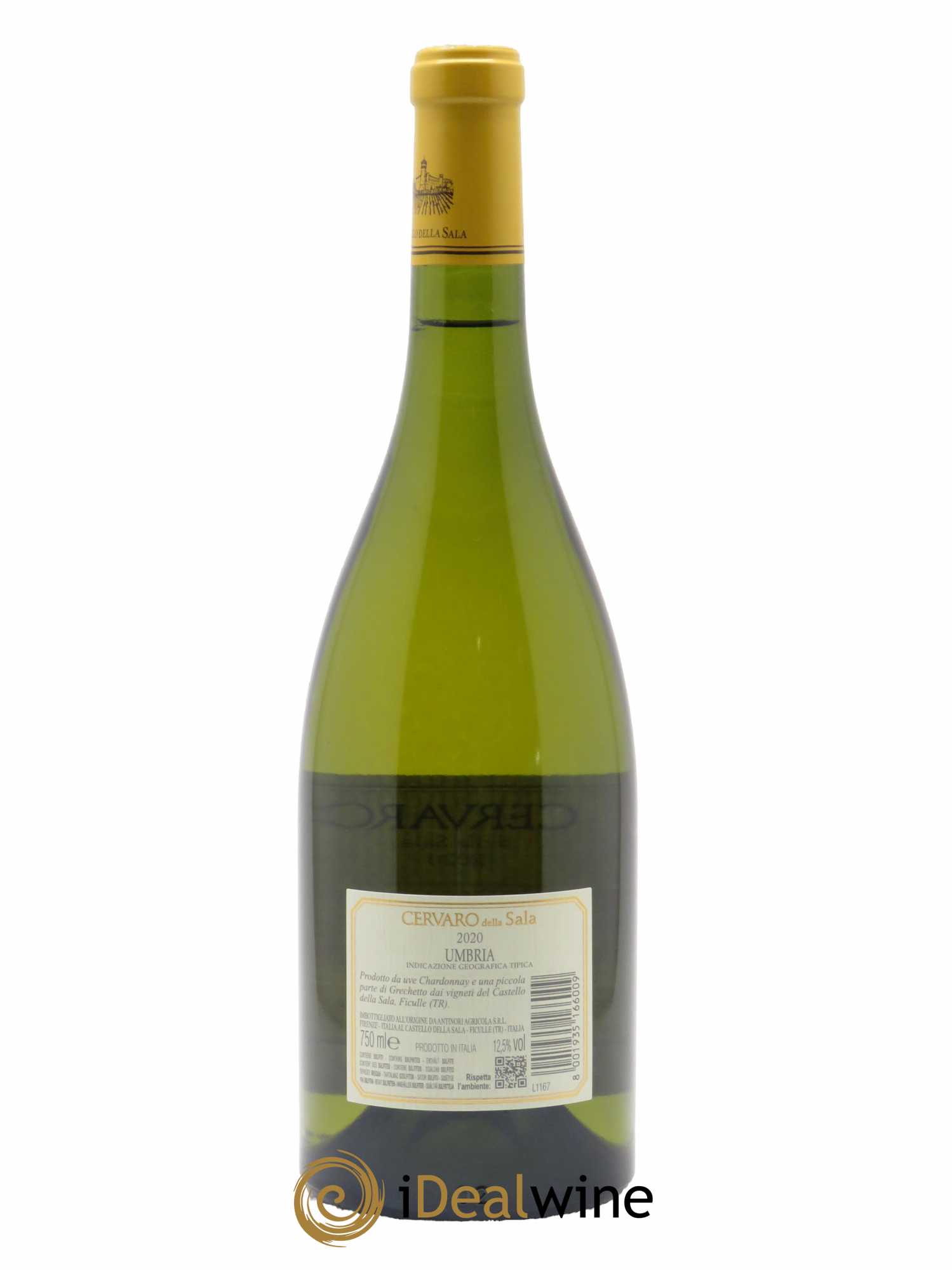 Umbria IGT Cervaro della Sala Castello della Sala - Marchesi Antinori 2020 - Lot de 1 bouteille - 1