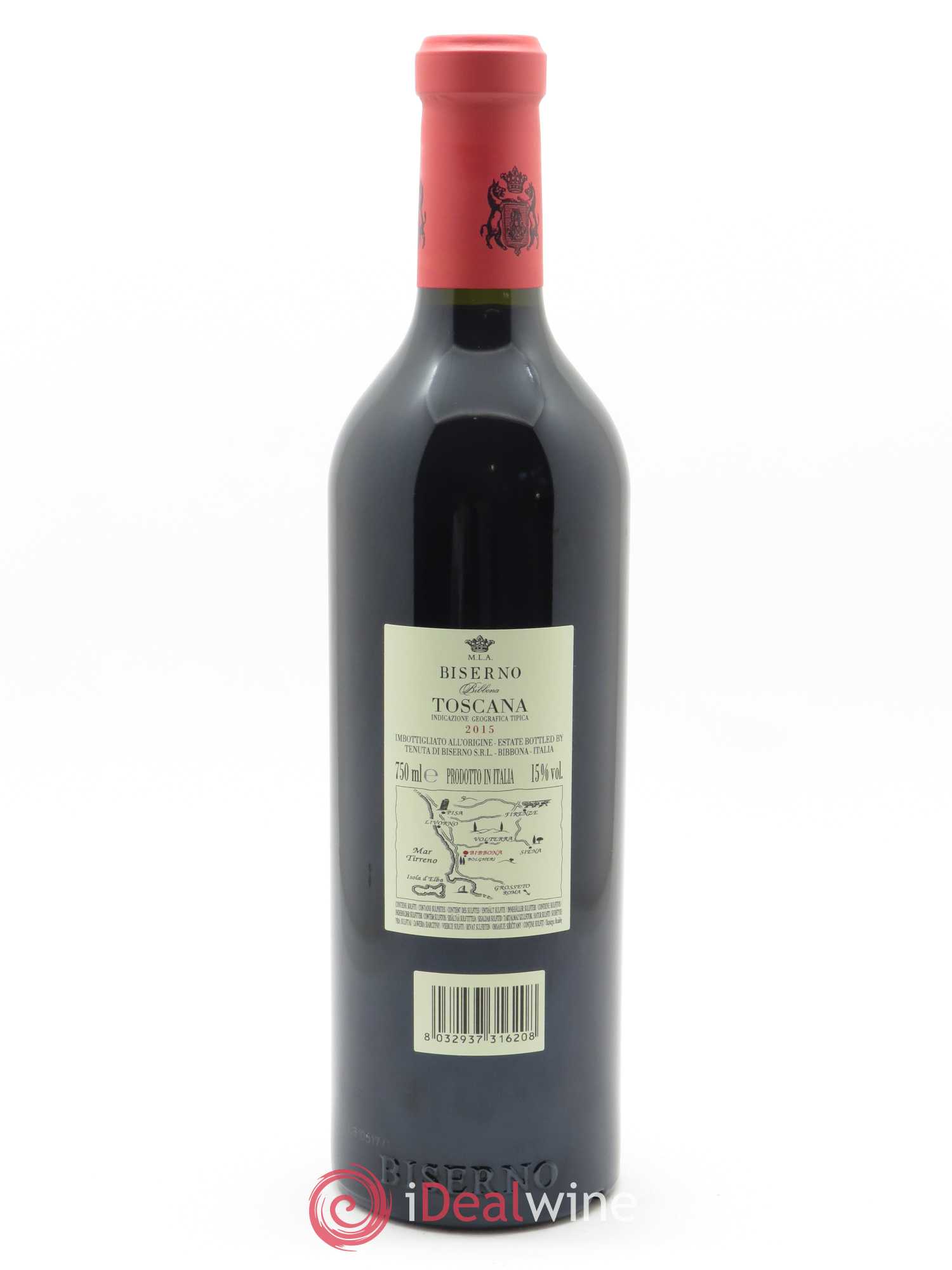 Toscana IGT Biserno Marchesi Antinori 2015 - Posten von 1 Flasche - 1