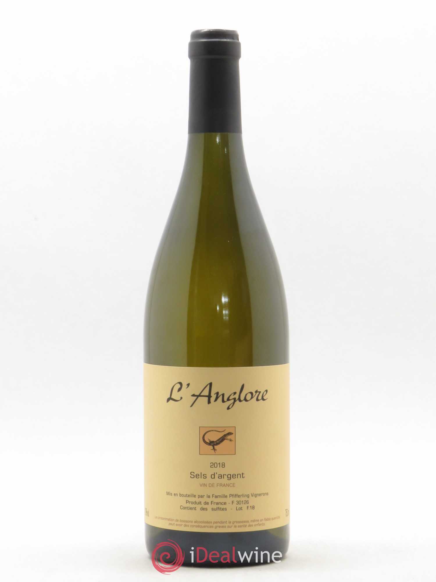 Vin de France Sels d'argent L'Anglore 2018 - Lot de 1 bouteille - 0
